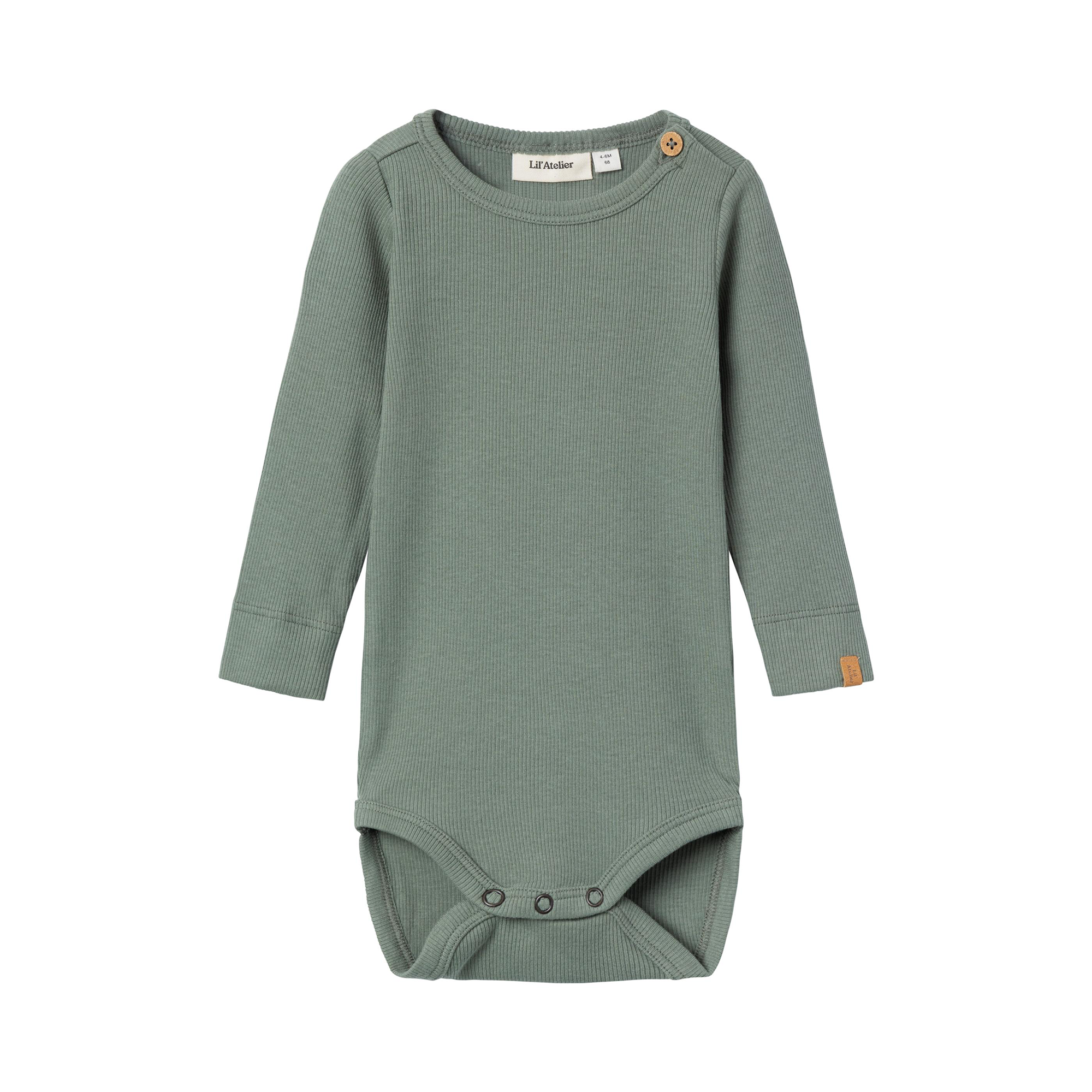 Langarmbody Agave Green - Jamouz