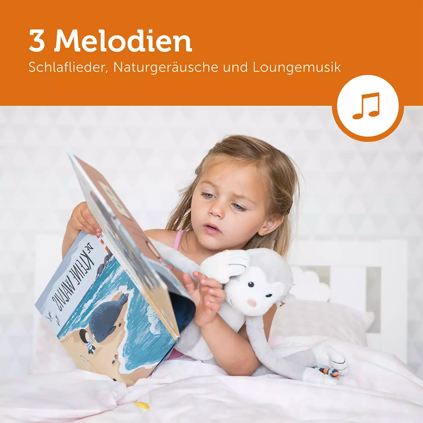 Kuscheltier-Nachtlicht Max der Affe - Jamouz