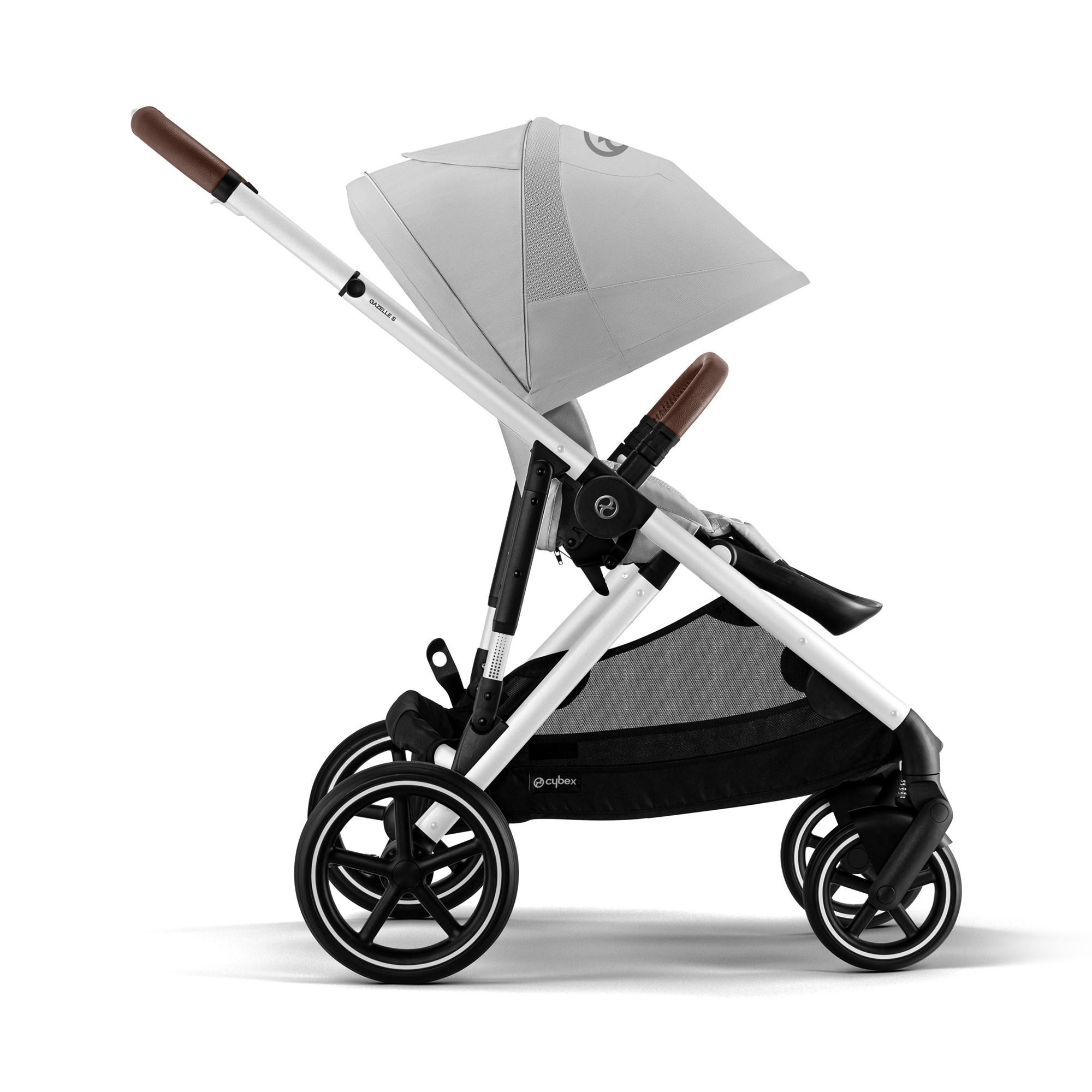 Gazelle S Lava Grey (Silver Frame) - Jamouz