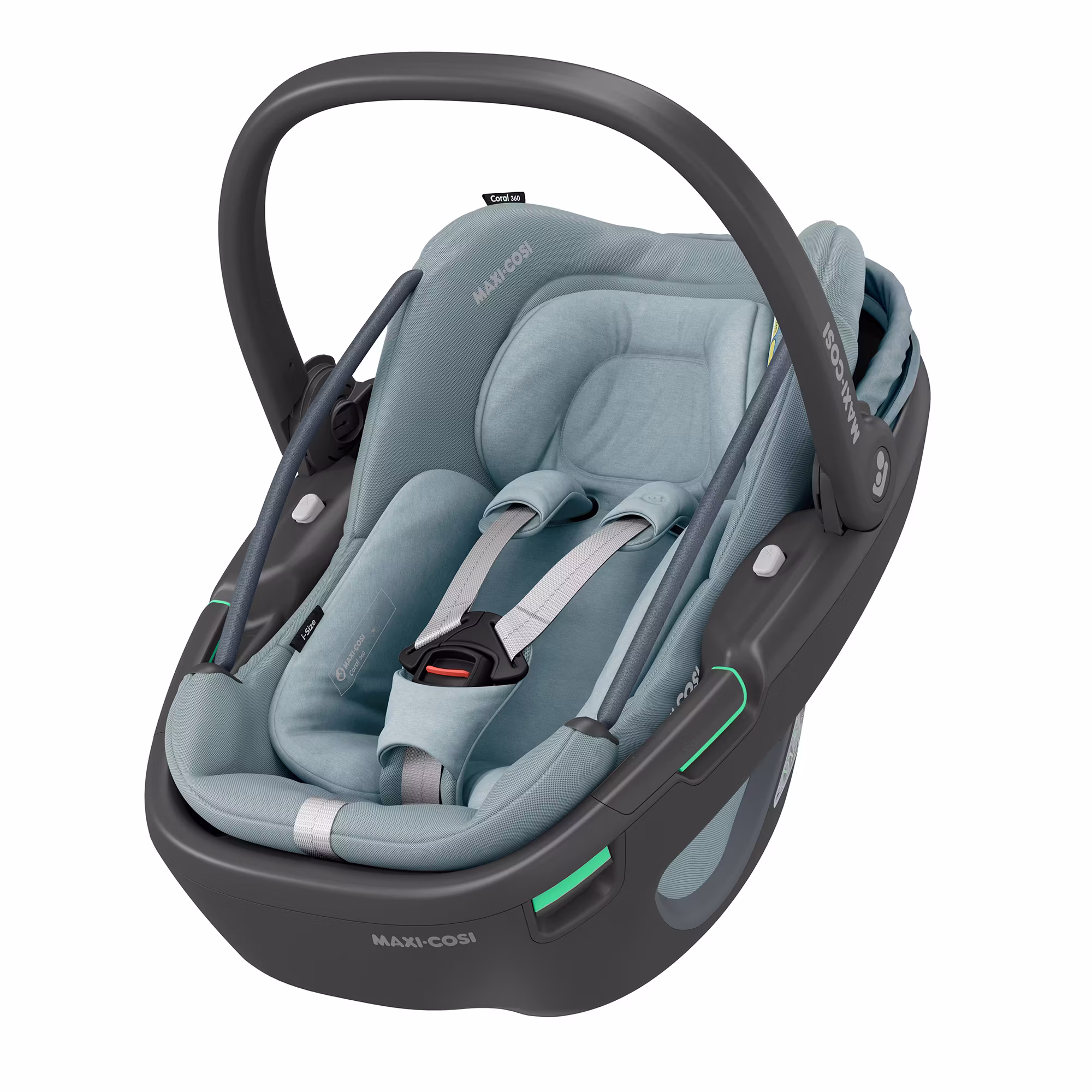 Set Coral 360 i-Size Essential Black mit FamilyFix 360 i-Size - Jamouz