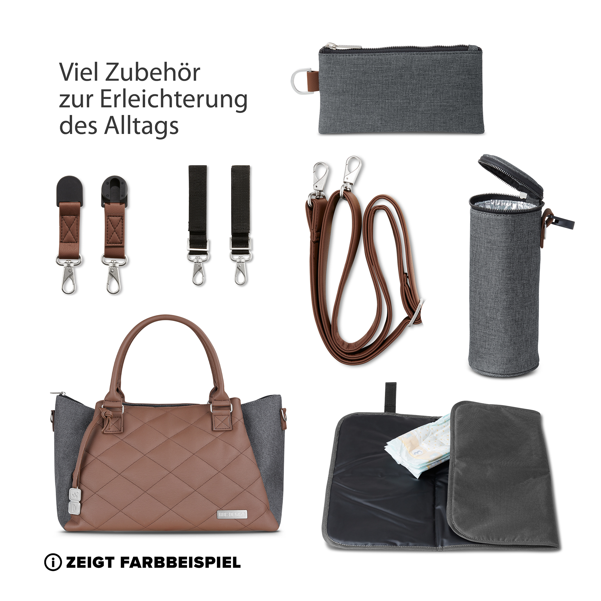 Wickeltasche Royal Asphalt - Jamouz