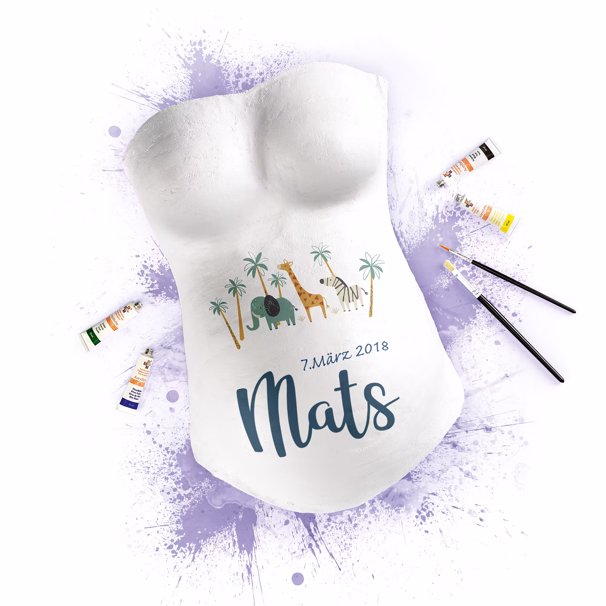 Babybauch-Gipsabdruck-Set - Jamouz