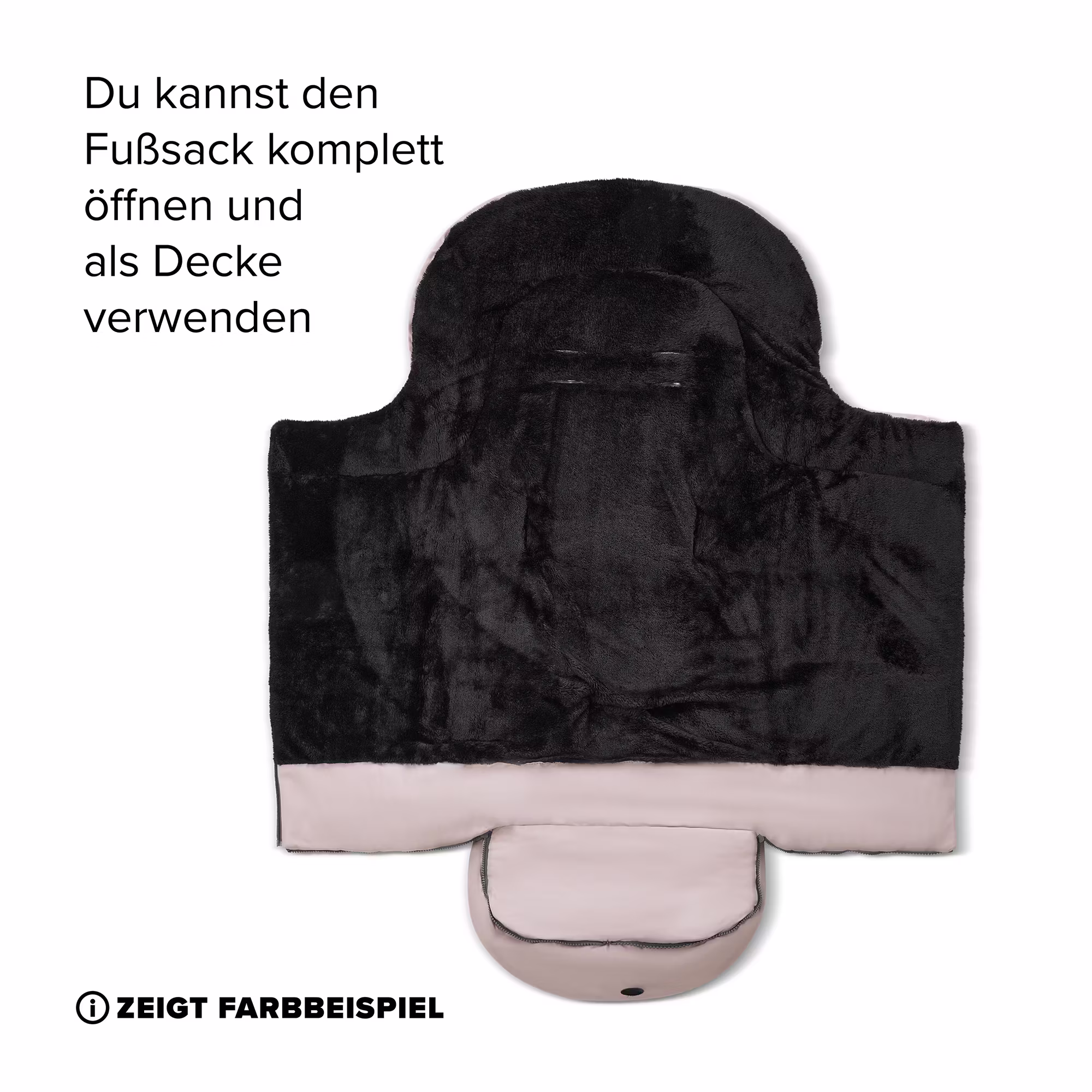 Winterfußsack Asphalt - Jamouz