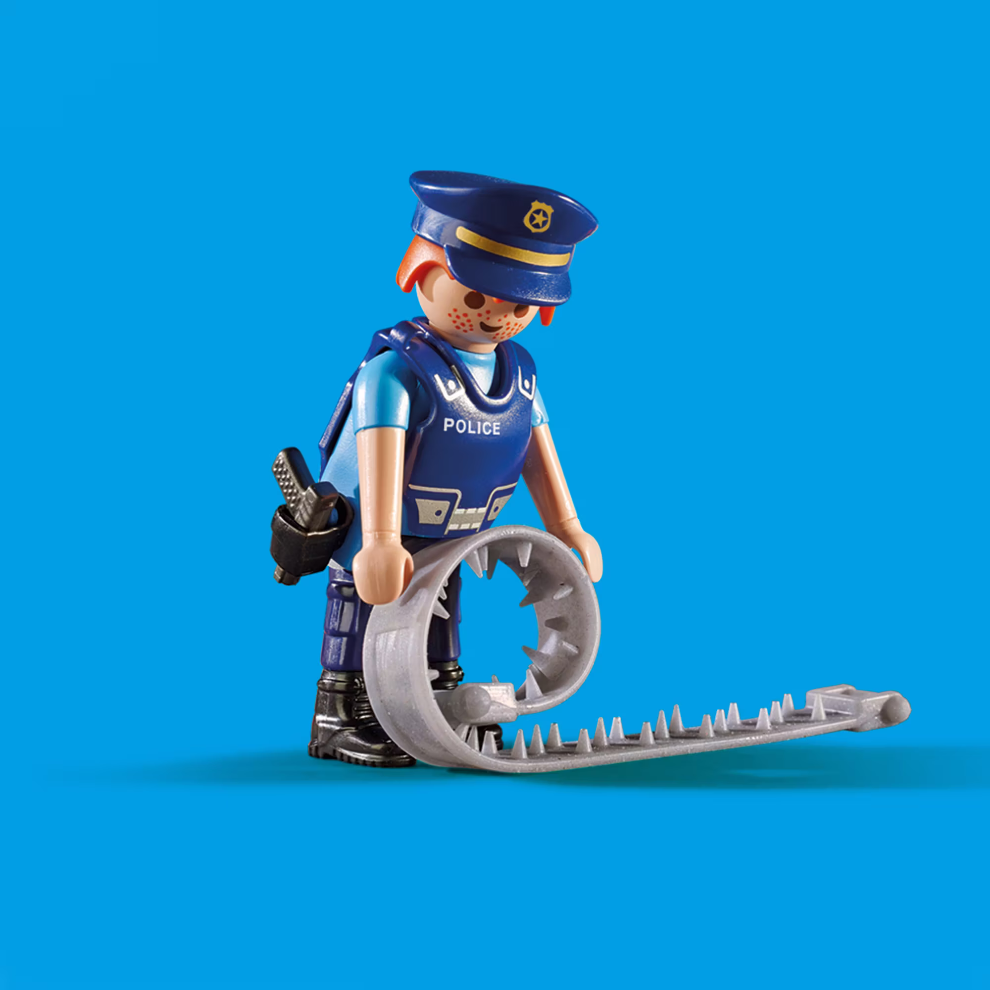 Polizei-Straßensperre - Jamouz