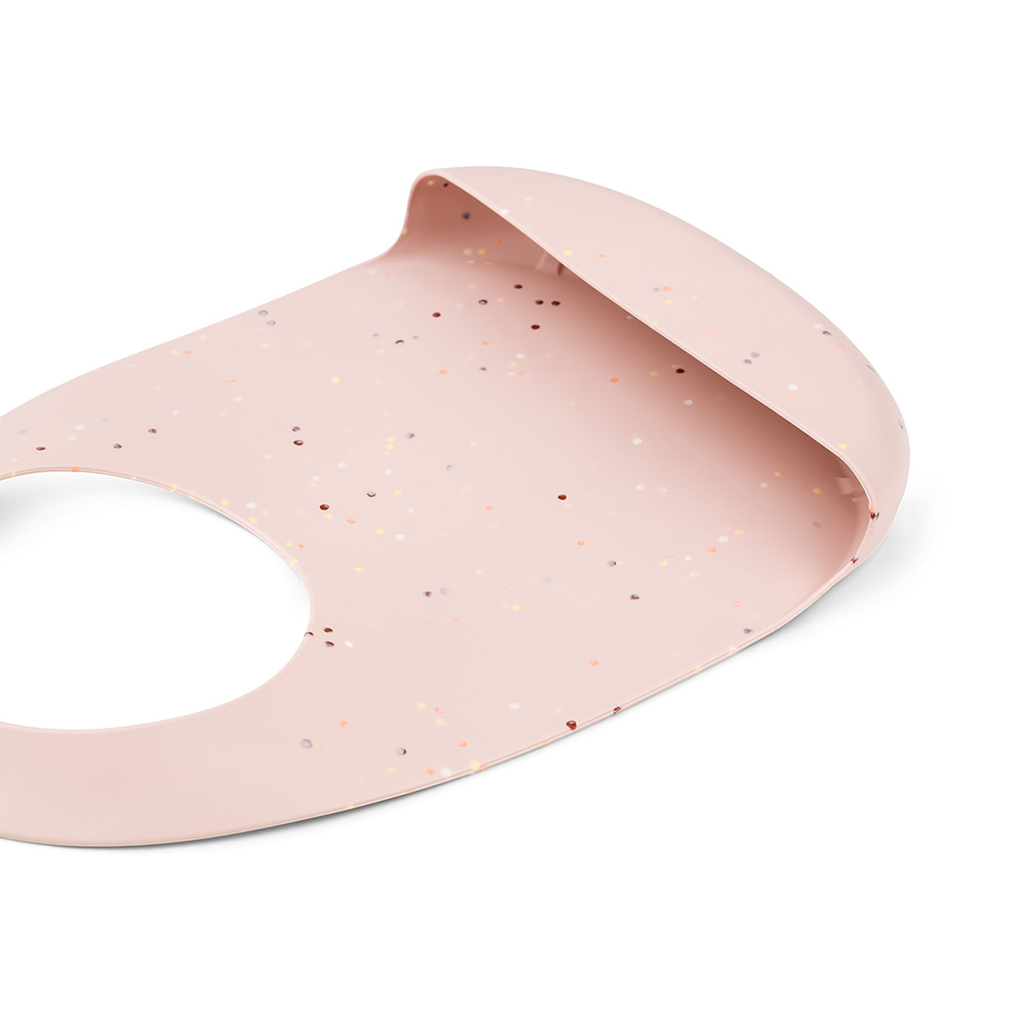 Silikon-Lätzchen Confetti Rosa - Jamouz