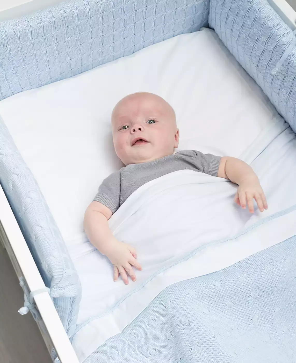 Bettbezug Babyblau 100x135cm - Jamouz