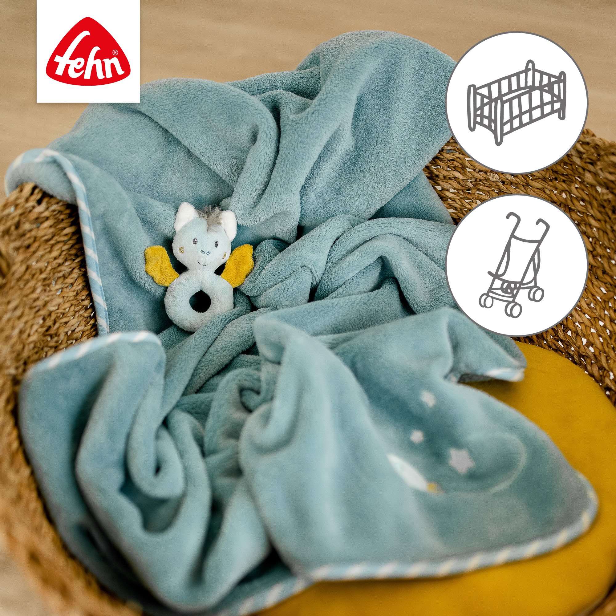 Kuscheldecke Fledermaus - Jamouz