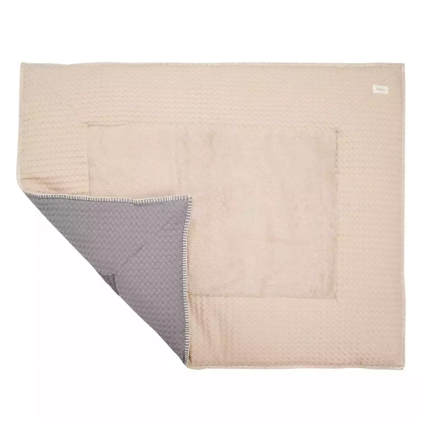 Krabbeldecke Amsterdam Steel Grey / Sand - Jamouz