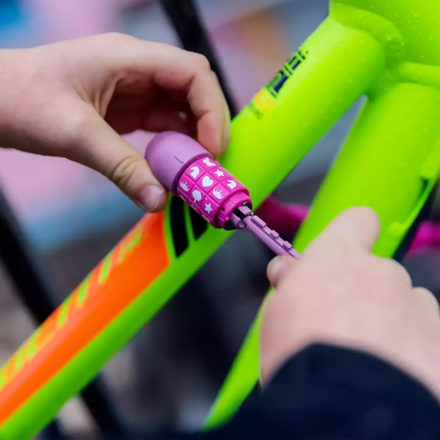 Kettenschloss Steel-O-Chain™ 4804C Symbols - Jamouz