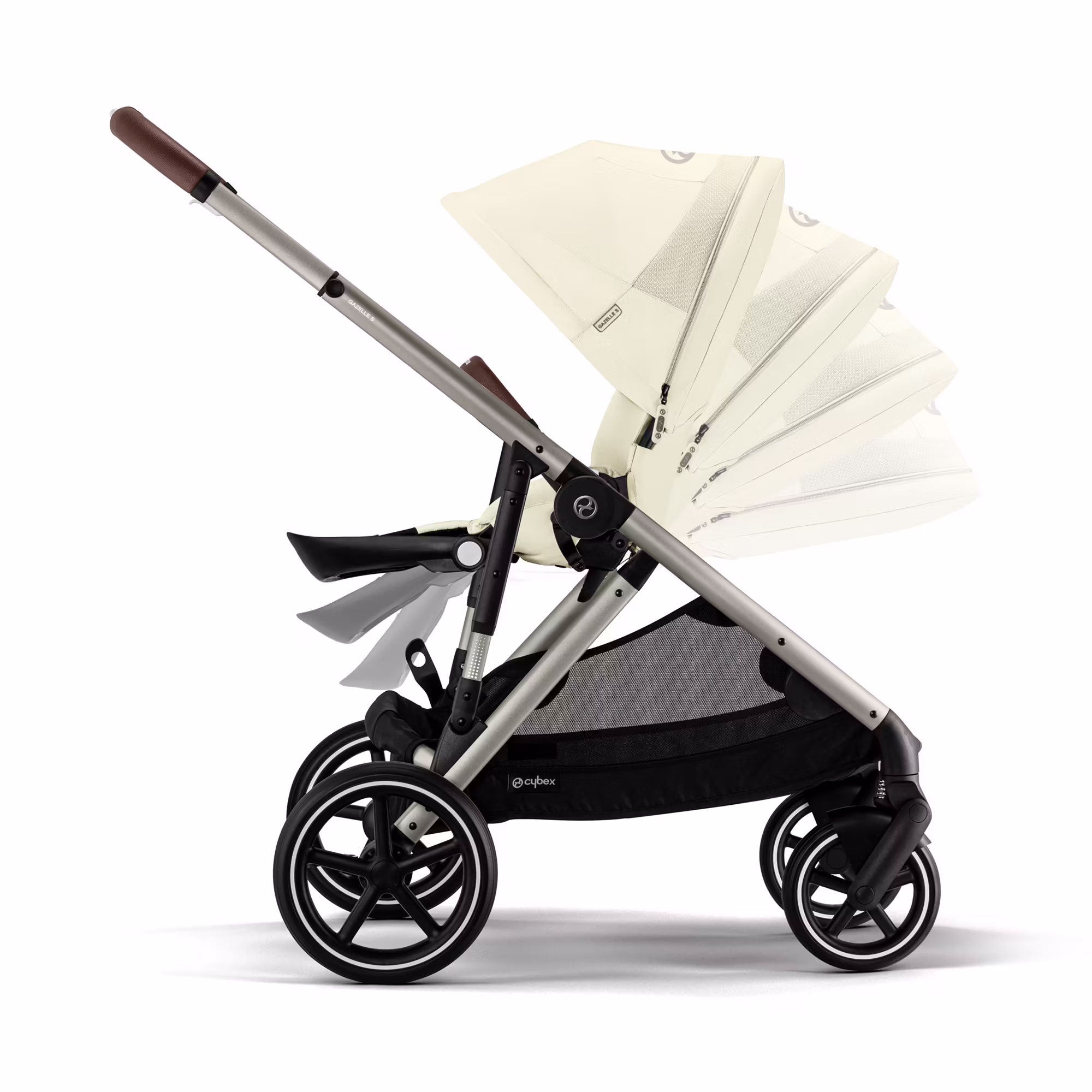 Gazelle S Lava Grey (Silver Frame) - Jamouz