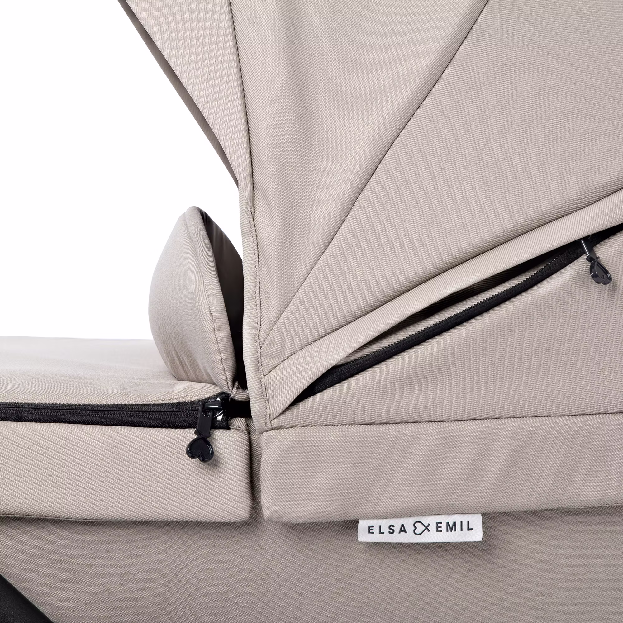 Set ELSA & EMIL Kinderwagen Krokodilgrün mit Organizer - Jamouz