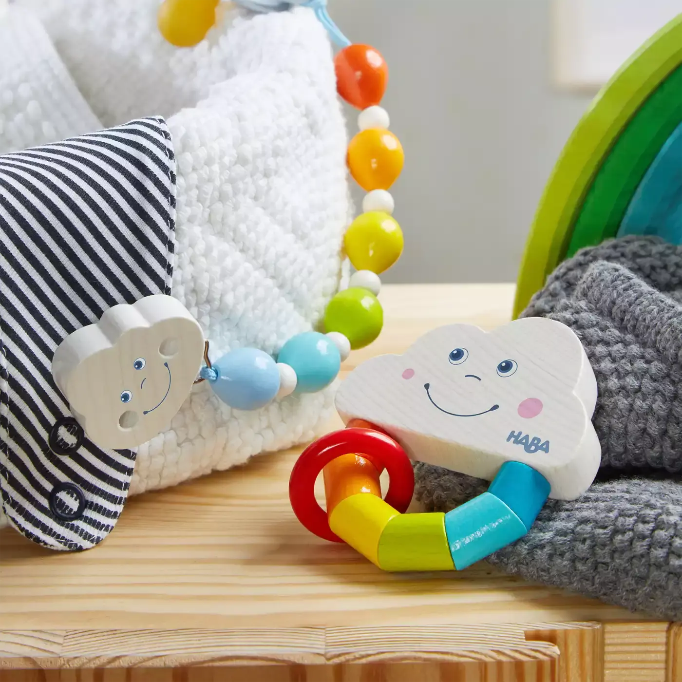Babygeschenk-Set Regenbogenwelt - Jamouz