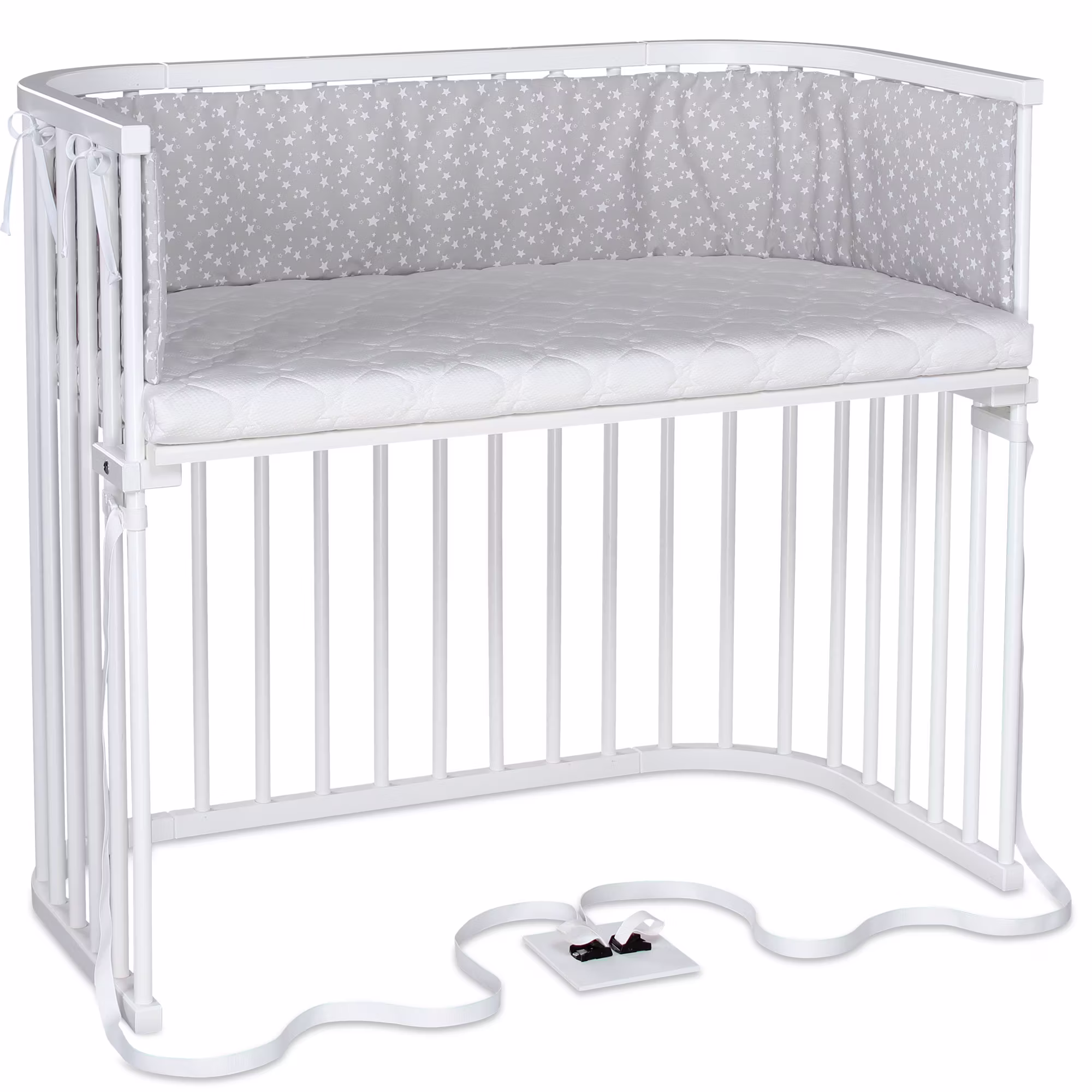 babybay Boxspring XXL weiß - Jamouz