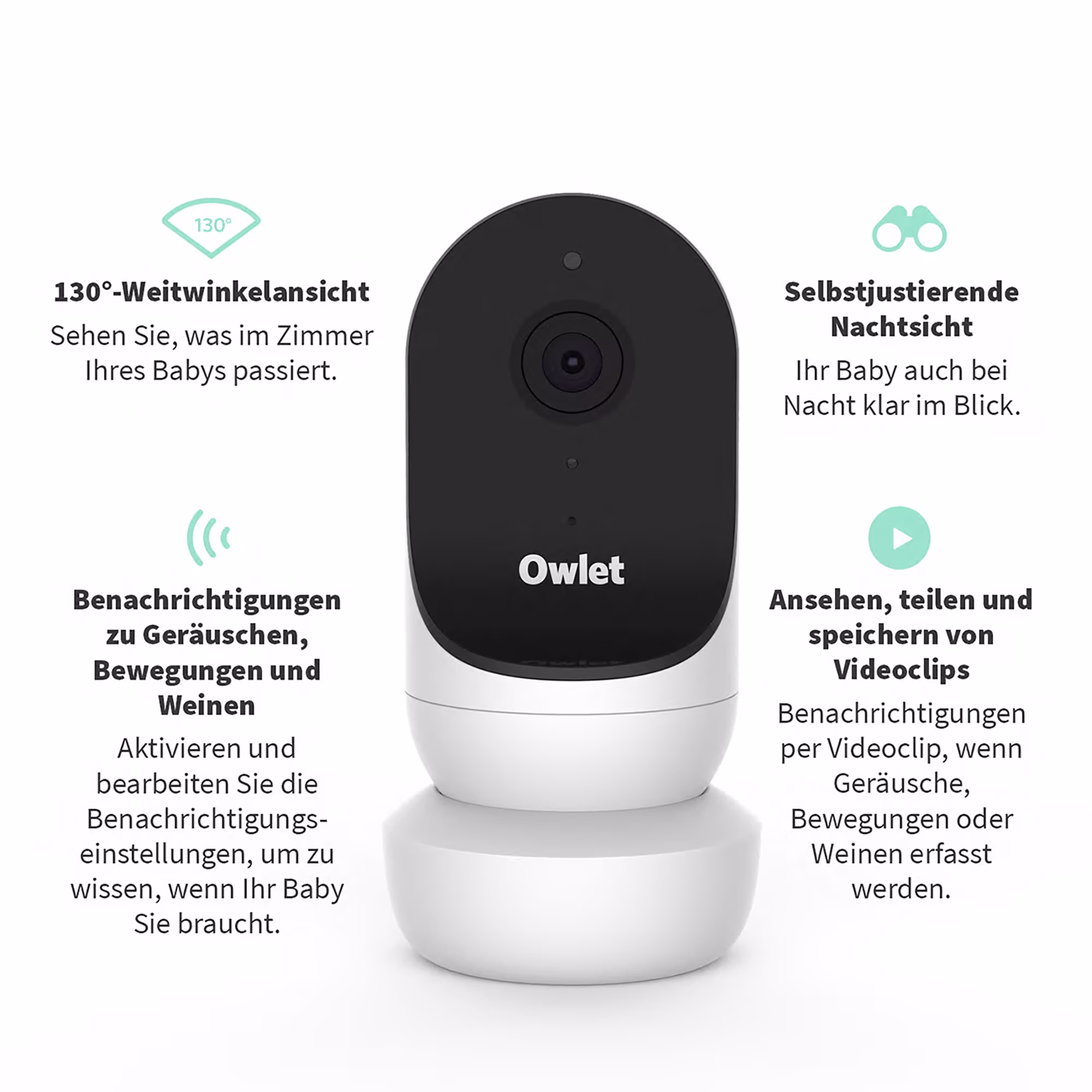 Smart Sock 3 Mint mit Owlet Cam 2 - Jamouz