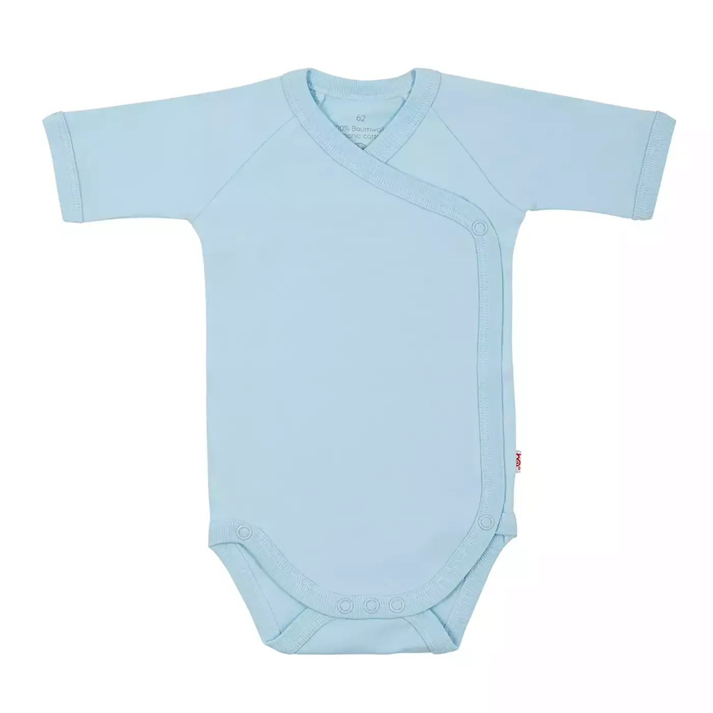 Wickelbody kurzarm blau - Jamouz