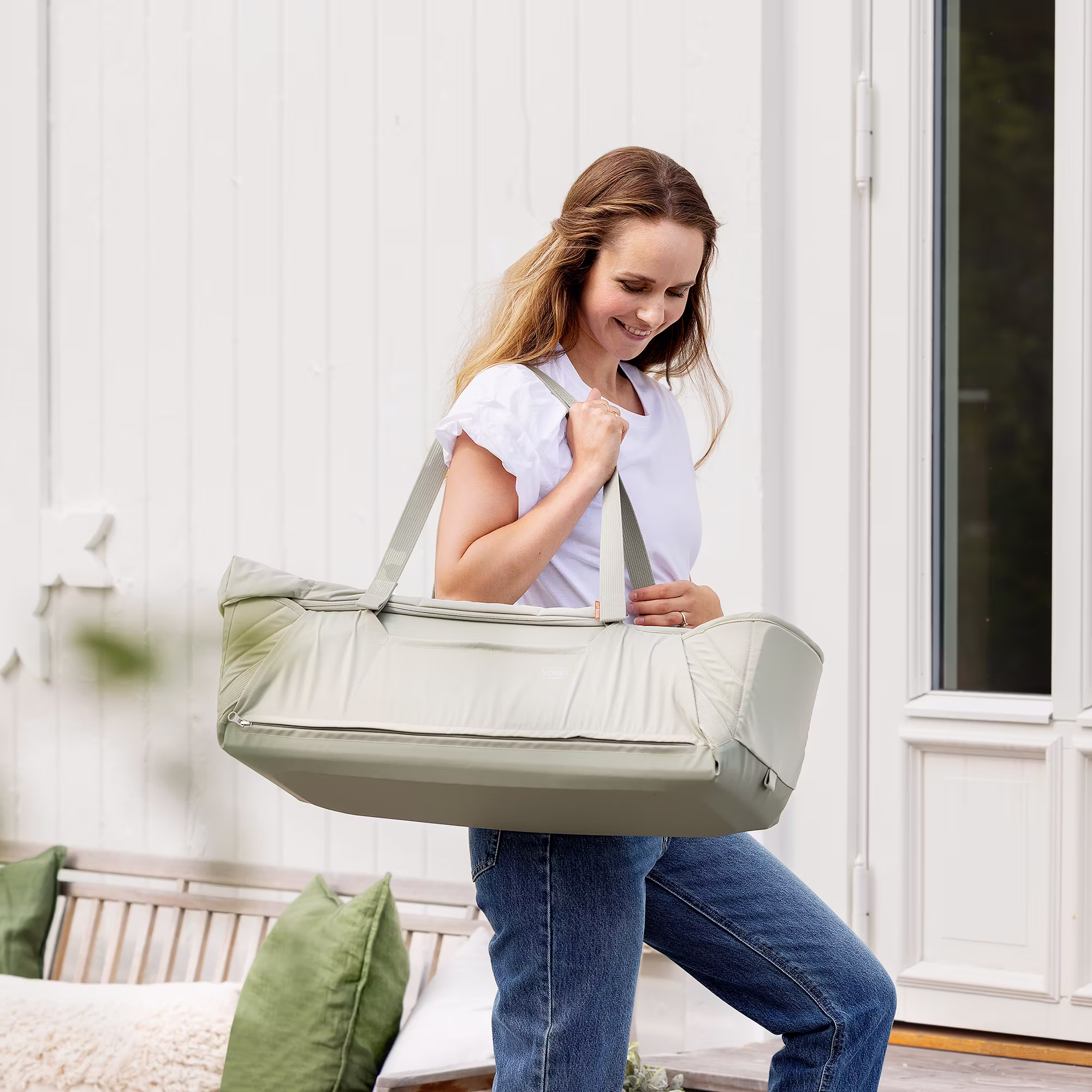 Carry Me Grey Cream - Jamouz