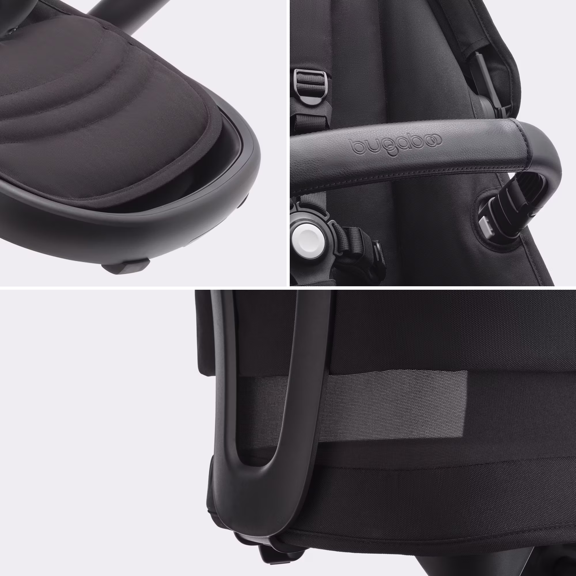 Fox 5 2-in-1 Komfort-Kinderwagen Schwarz/Forest Green - Jamouz