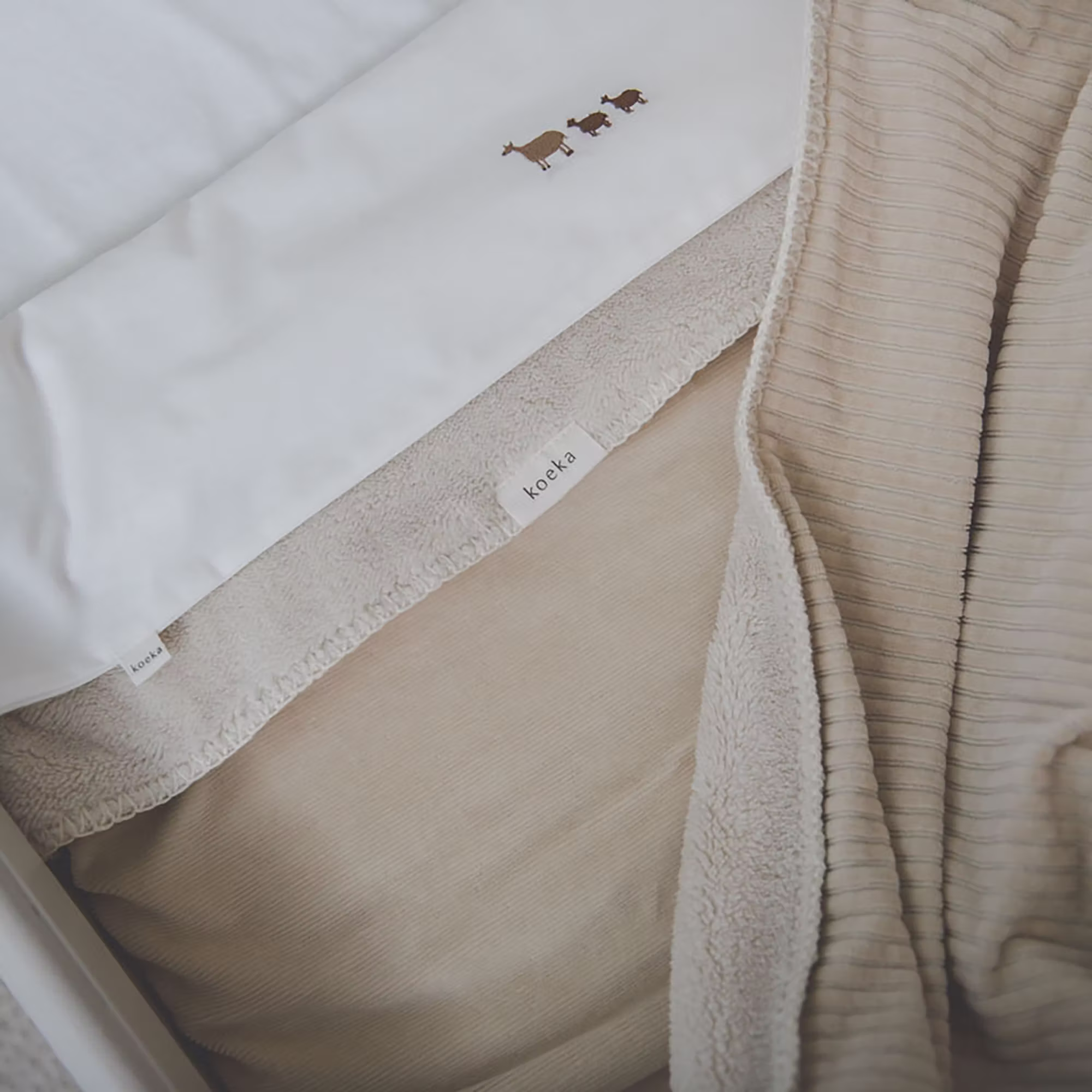 Babydecke Teddy Oddi sage - Jamouz
