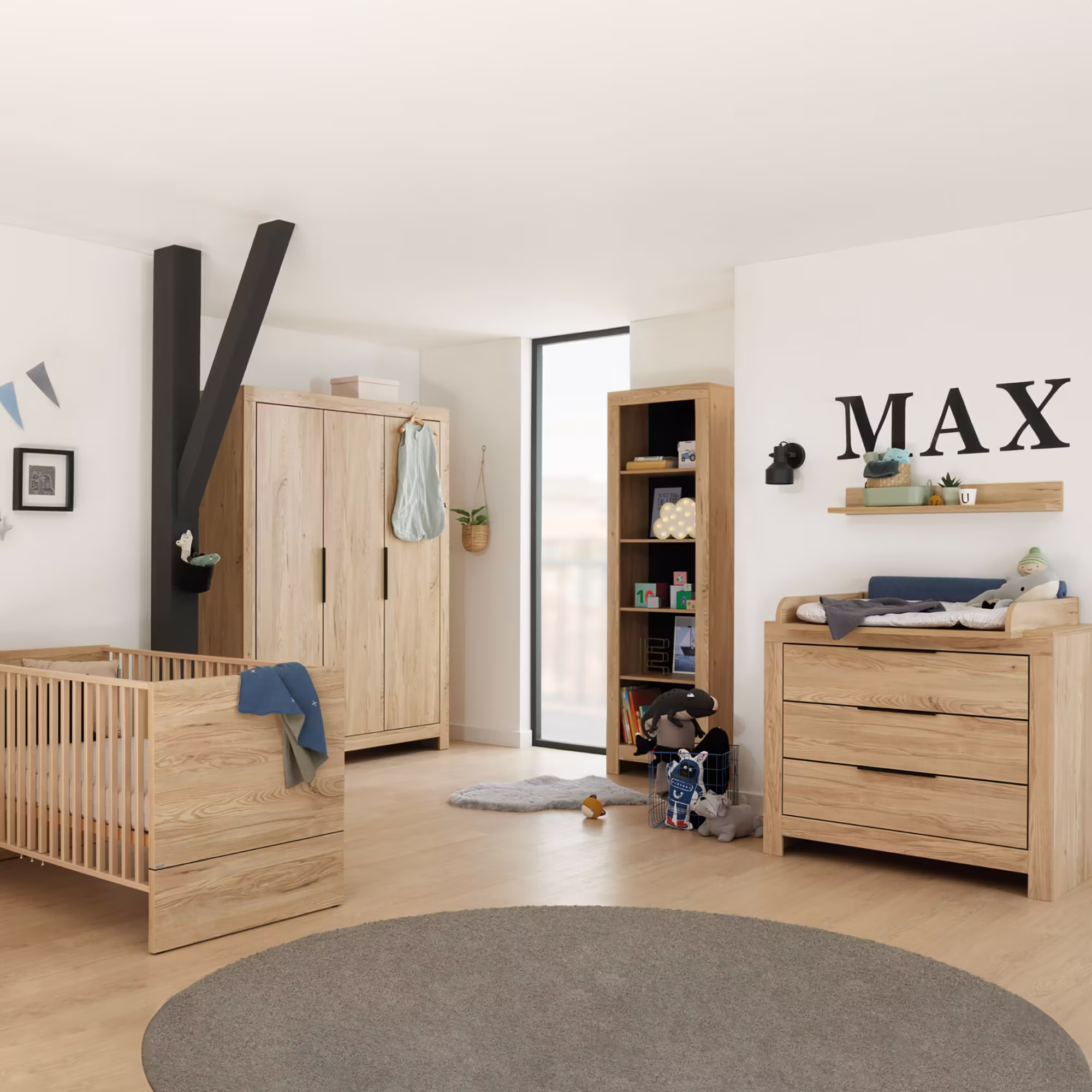 3-teiliges Spar-Set Babyzimmer Josie - Jamouz