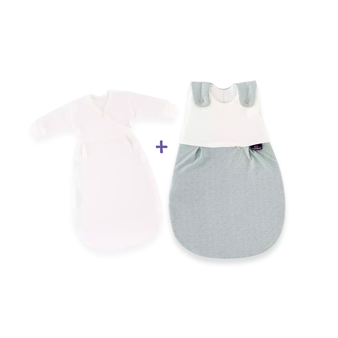 Schlafsack-Set LIEBMICH Pünktchen Aqua 50/56 - Jamouz