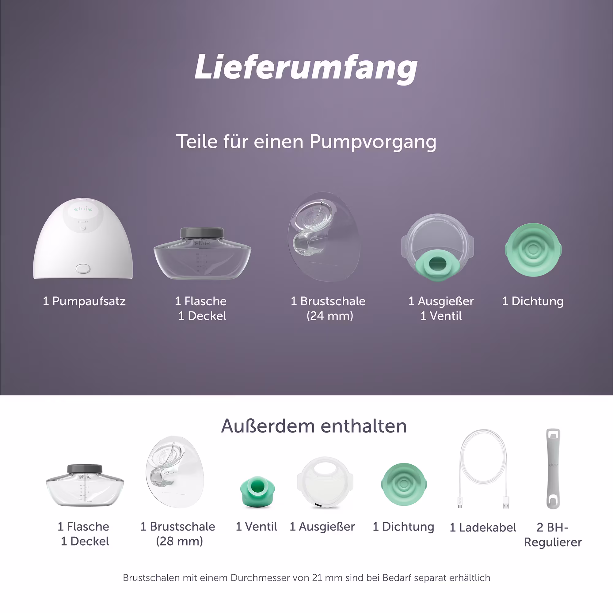 Elvie Pump - Elektrische Einzelpumpe - Jamouz