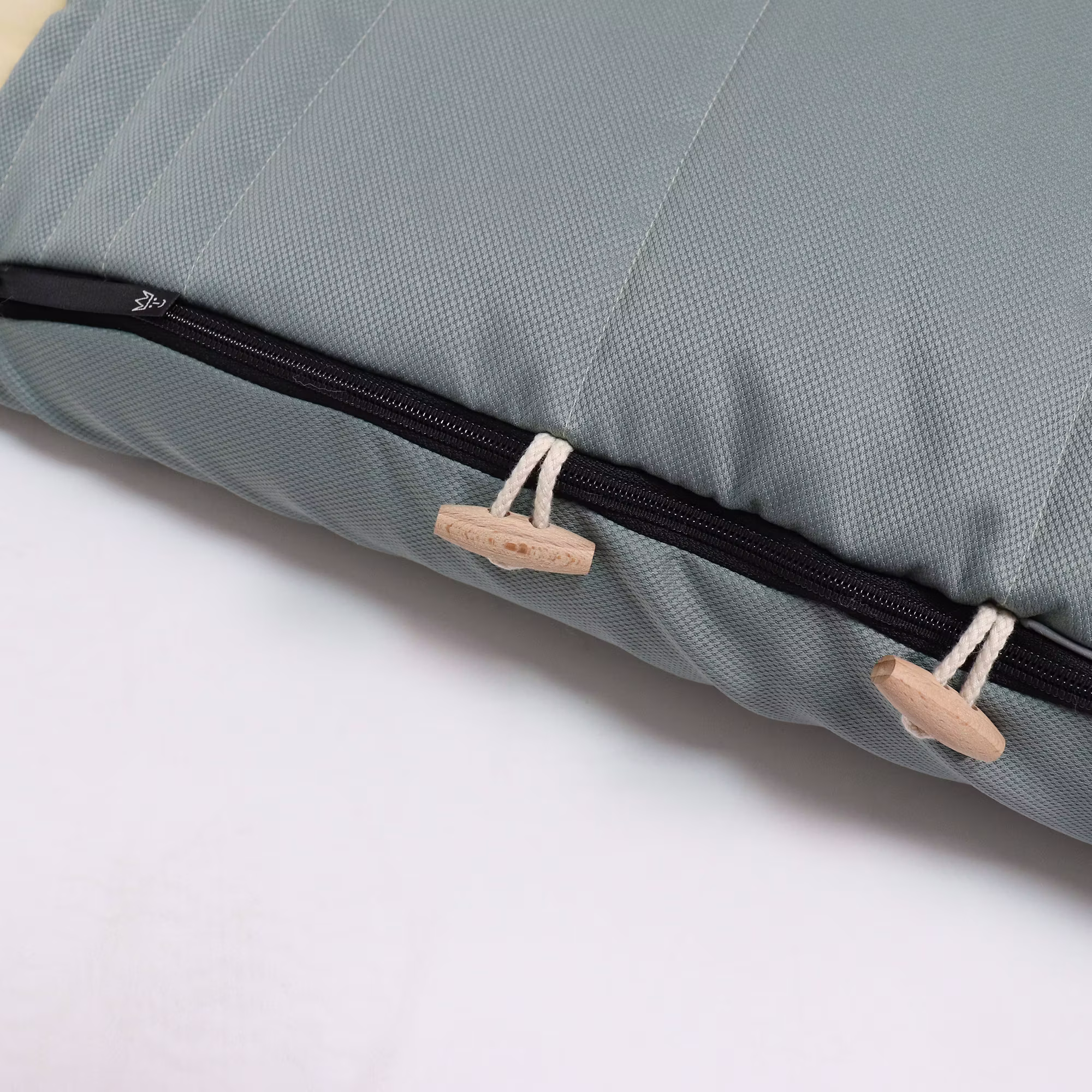 Lammfell Fußsack LOVE THE NATURE Slit Green - Jamouz