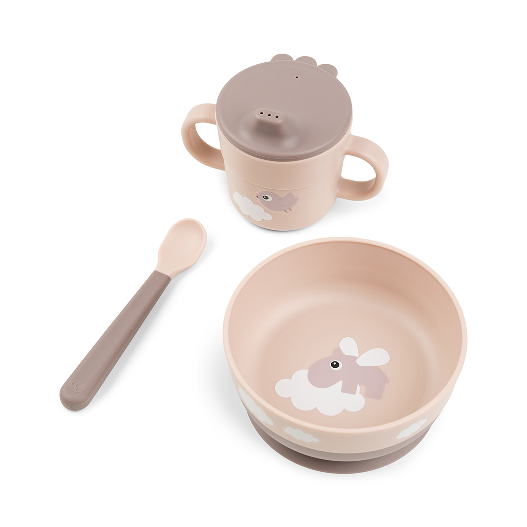 Geschirrset First Meal Happy Clouds - Jamouz