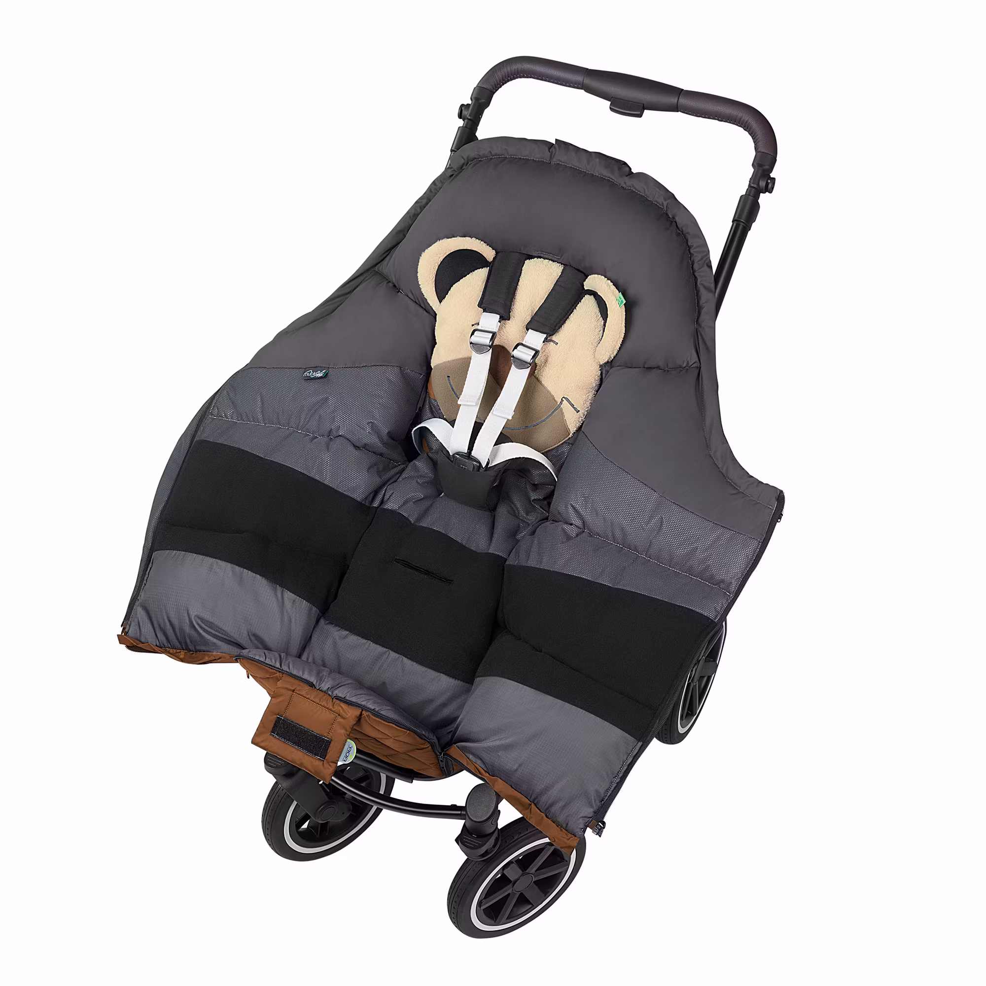 Fußsack Mucki L-cs Rocky Grey - Jamouz