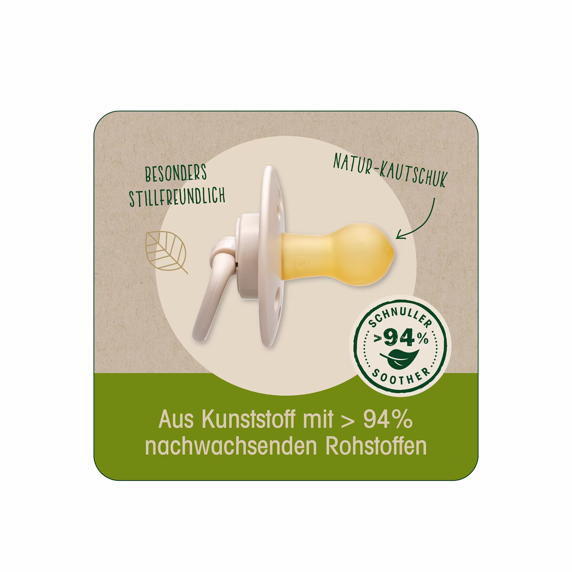 Beruhigungssauger Cherry Green 6+ Monate - Jamouz