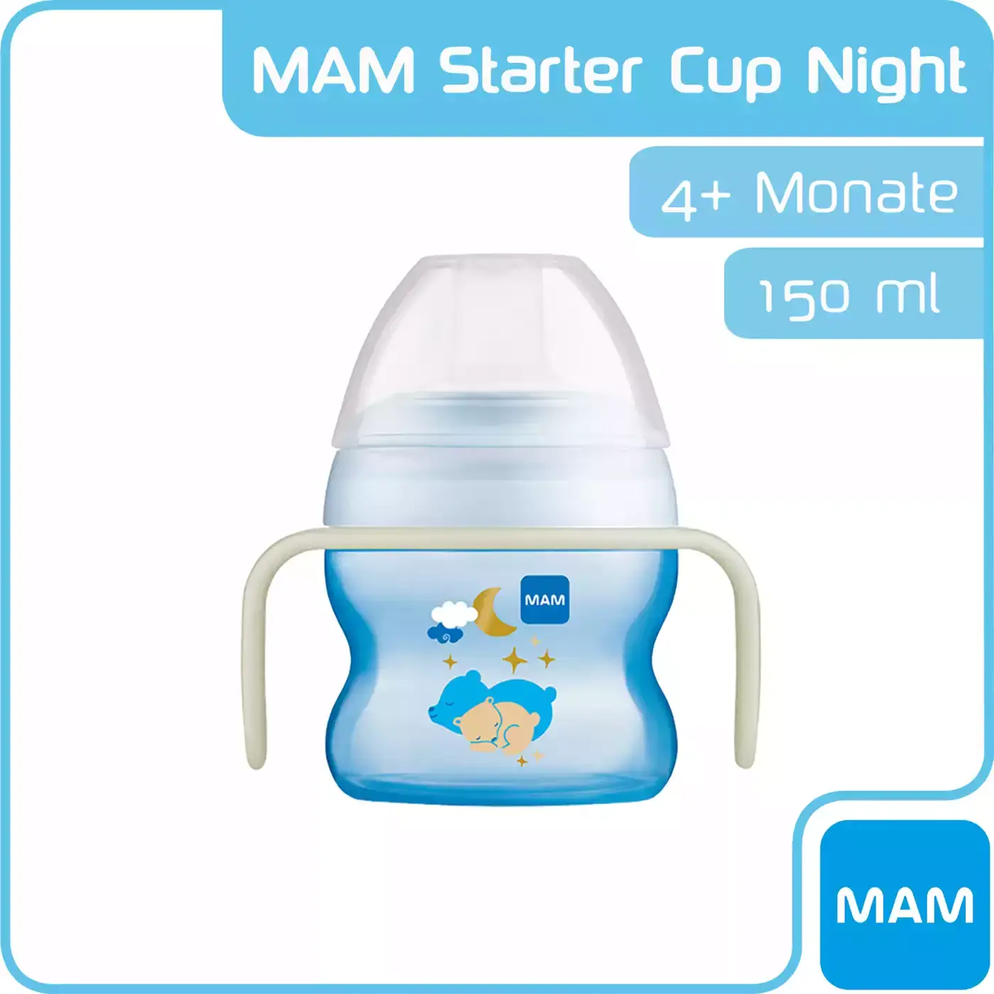 Trinklernbecher Starter Cup Night Bär 150ml - Jamouz