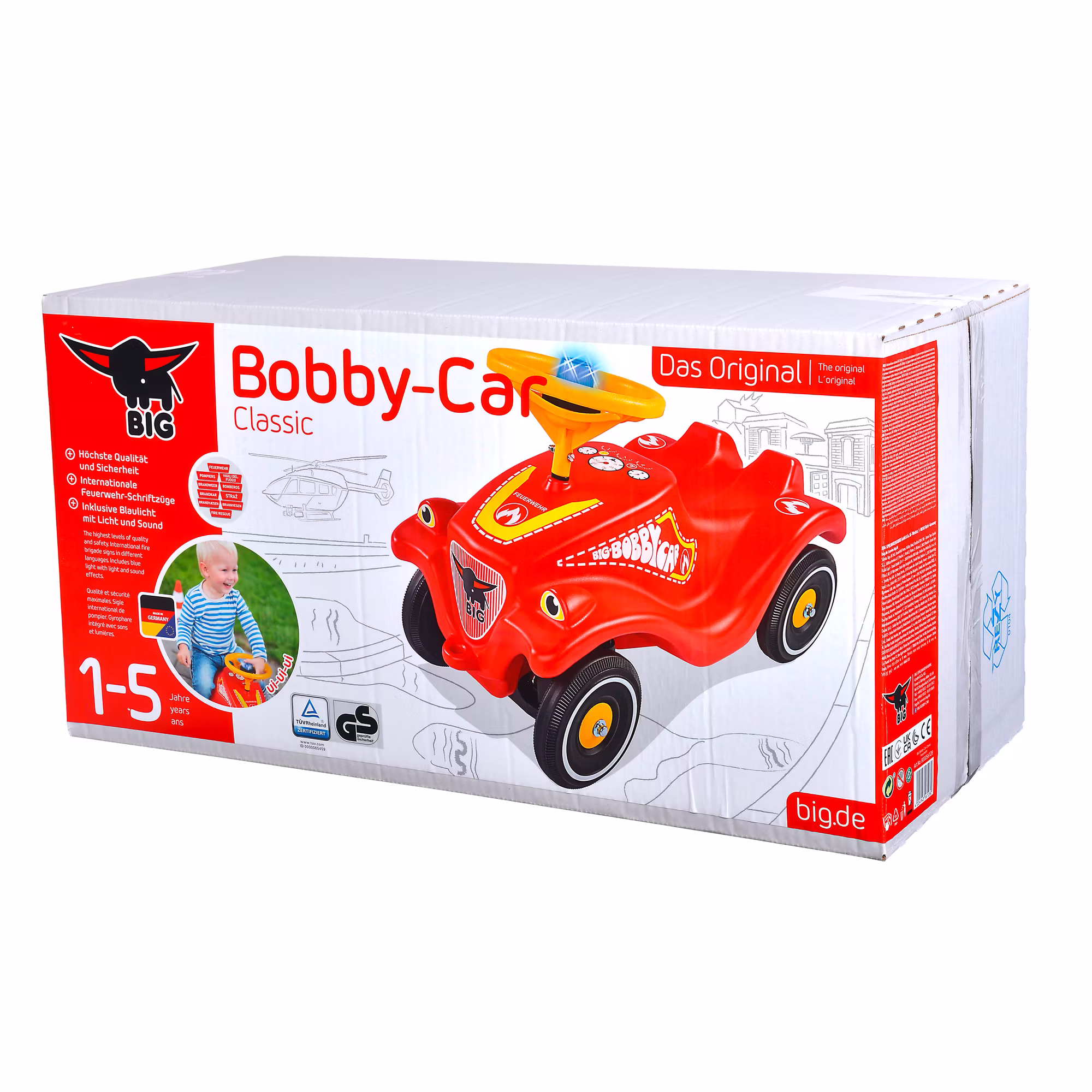 BIG Bobby Car Classic Feuerwehr - Jamouz