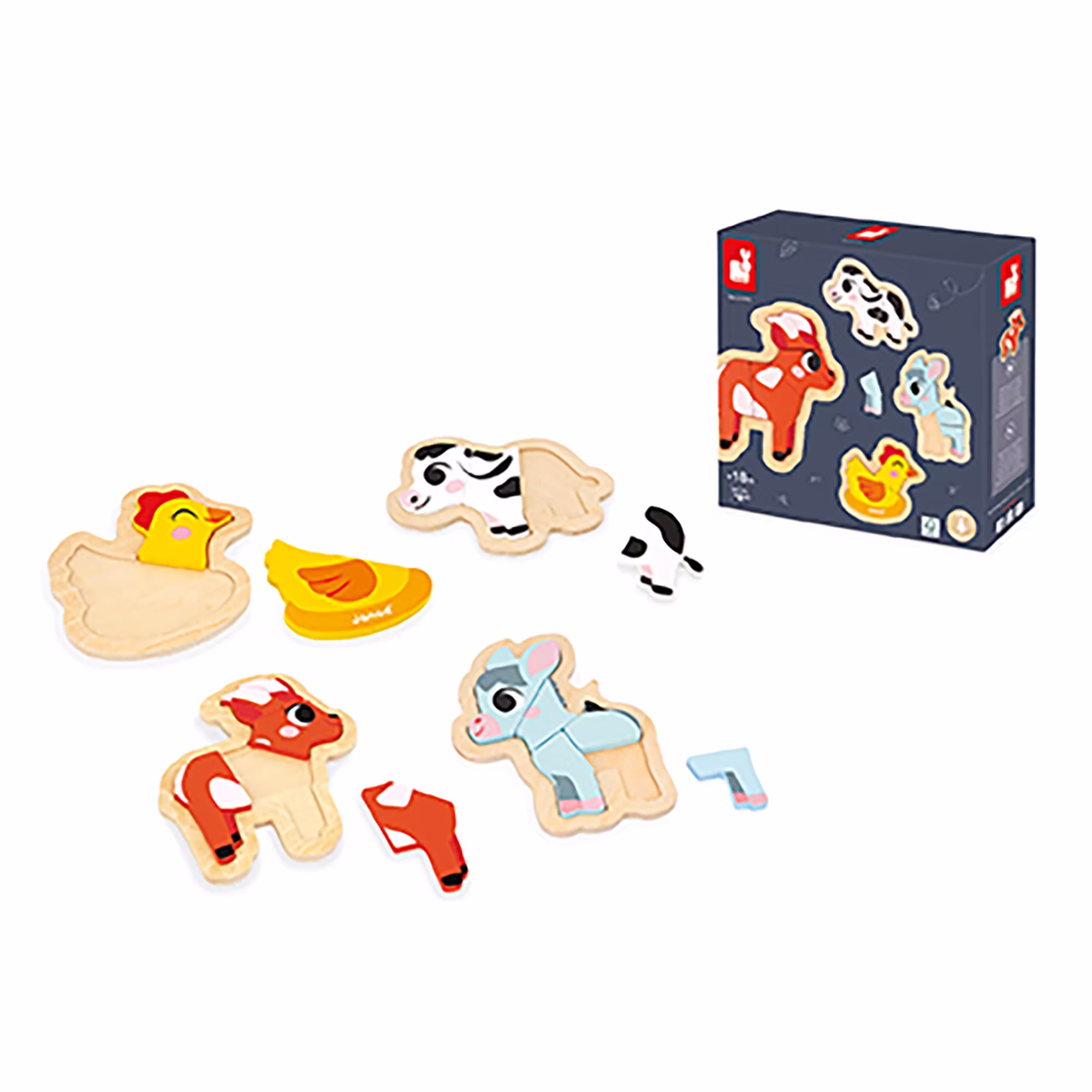 Puzzle-Set Bauernhof - Jamouz