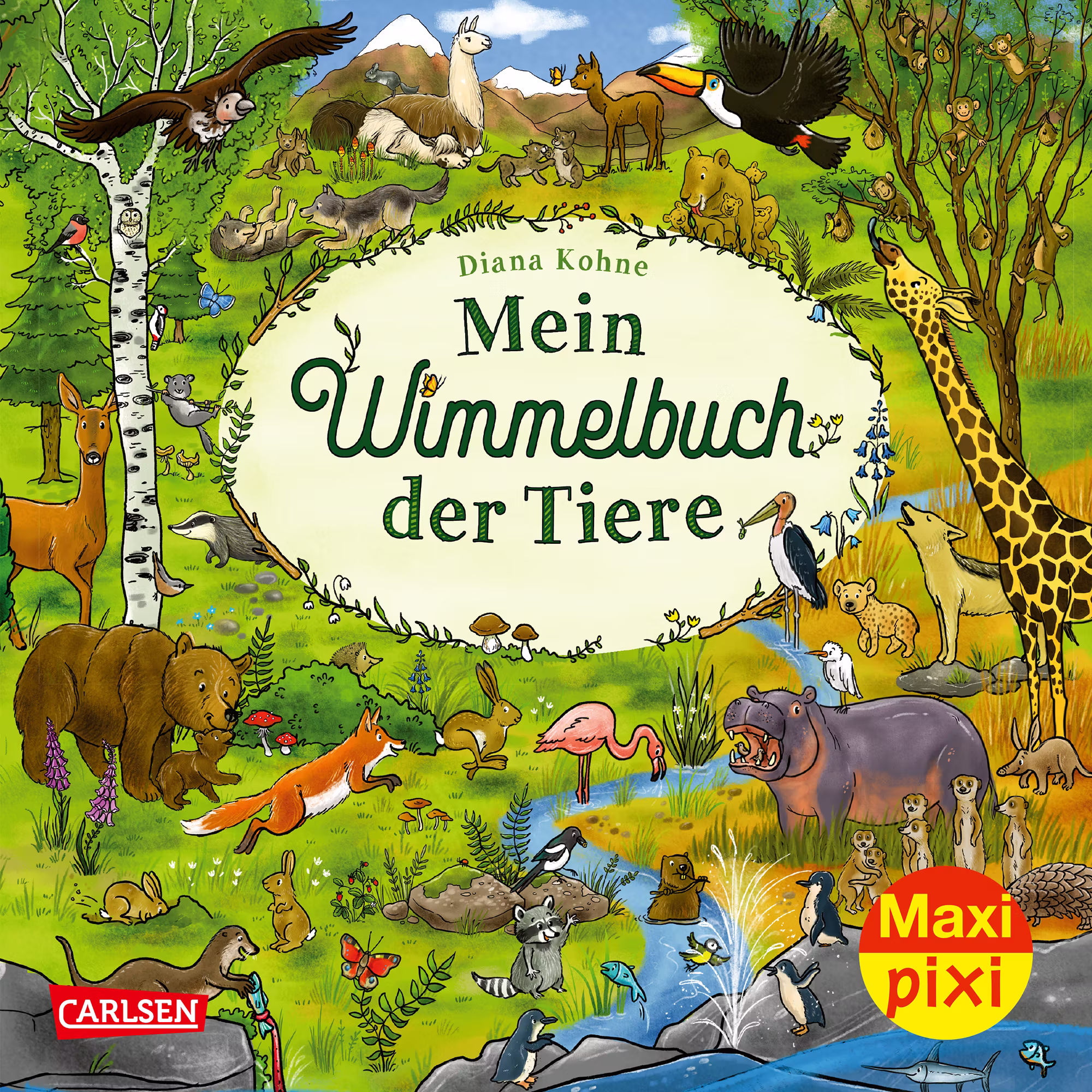 Maxi Pixi 417: Mein Wimmelbuch der Tiere - Jamouz