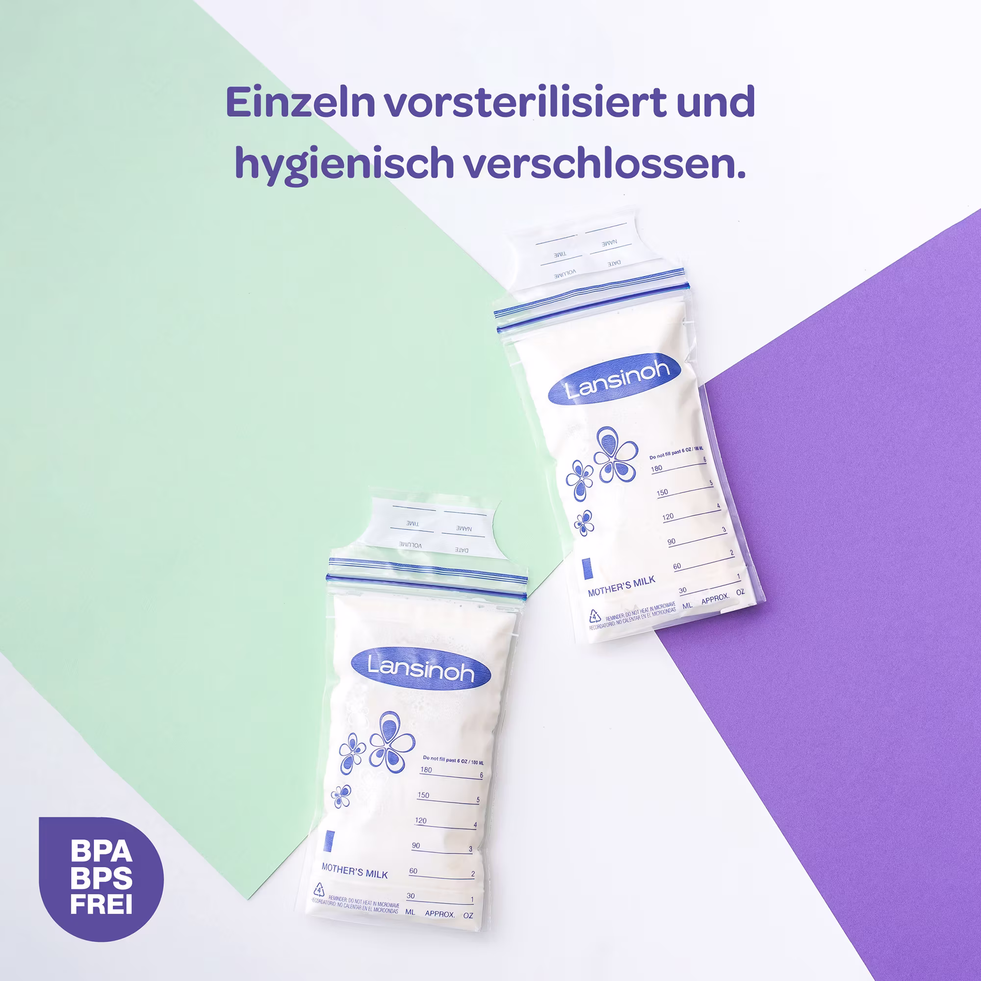 Muttermilchbeutel 25 Stück - Jamouz