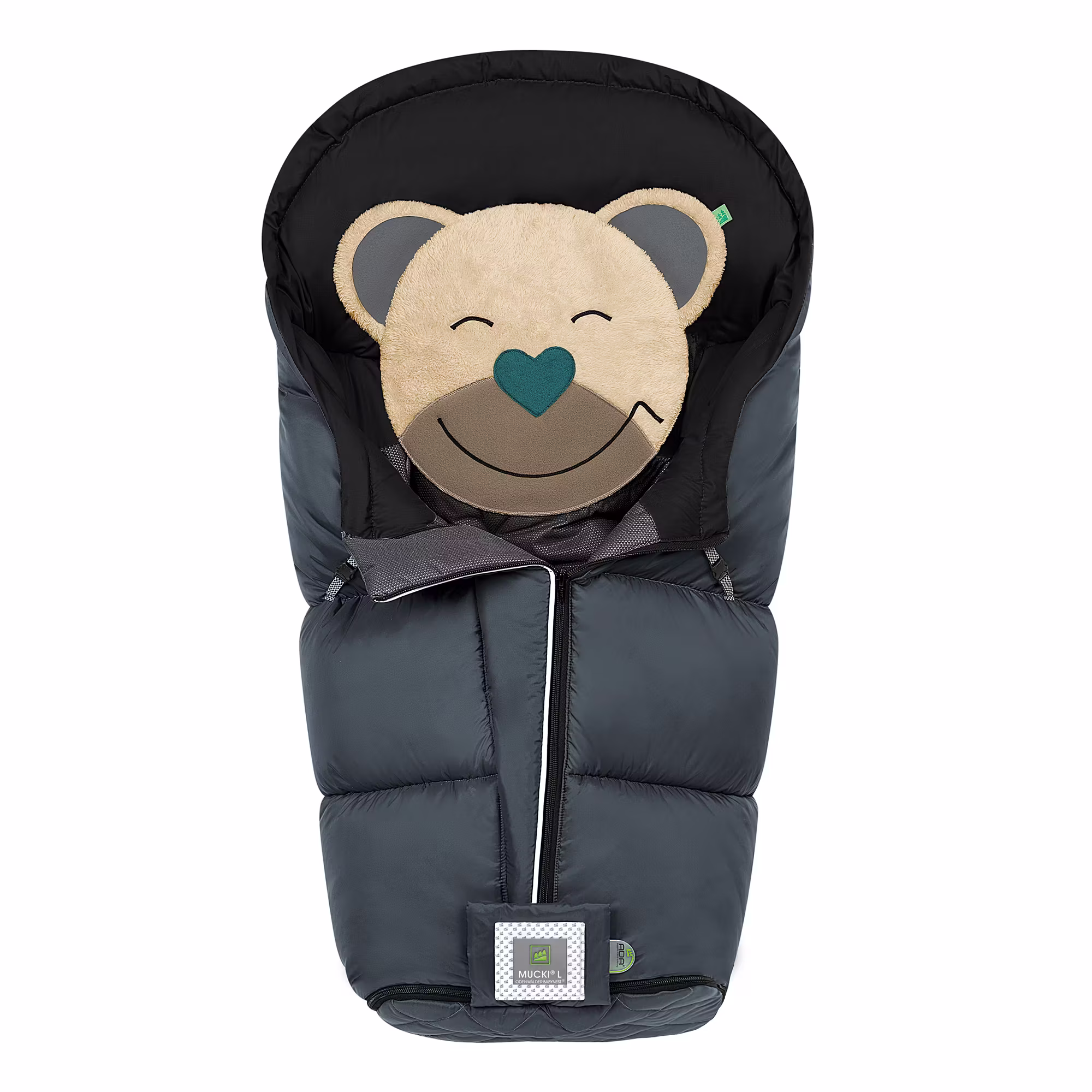 Fußsack Mucki L-cs Rocky Grey - Jamouz