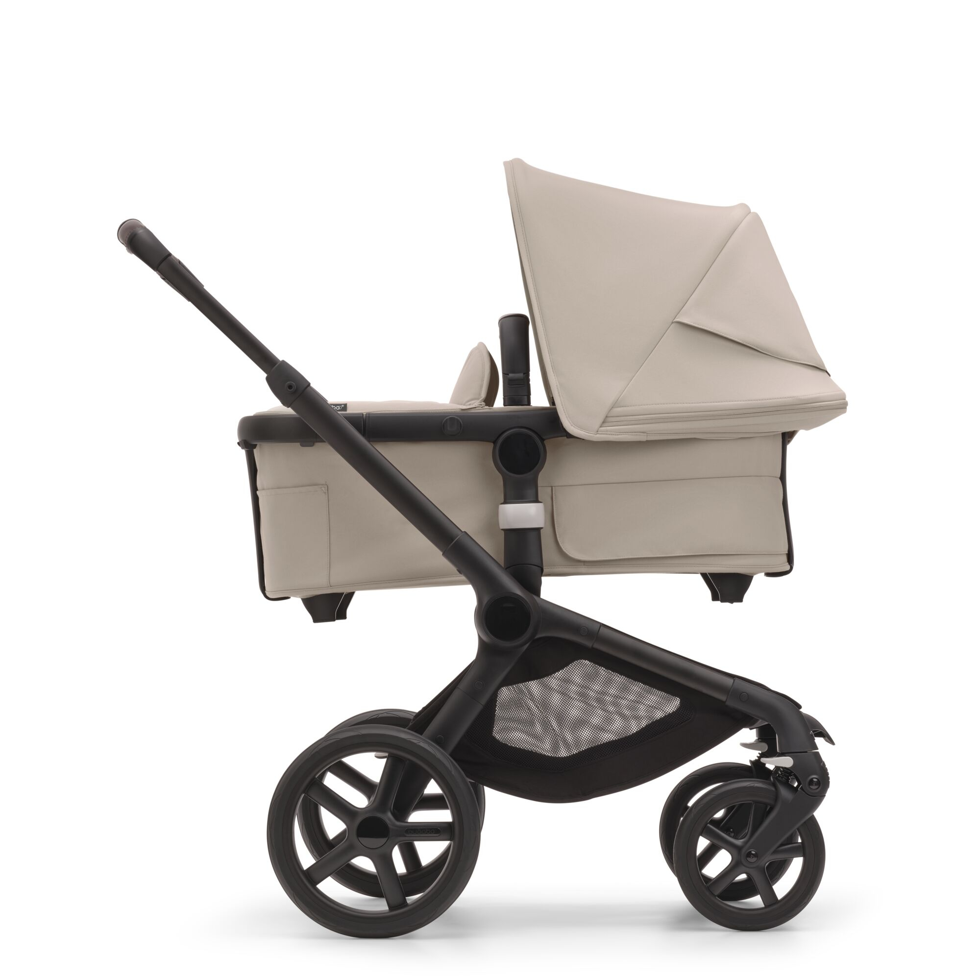 Fox 5 2-in-1 Komfort-Kinderwagen Schwarz/Forest Green - Jamouz