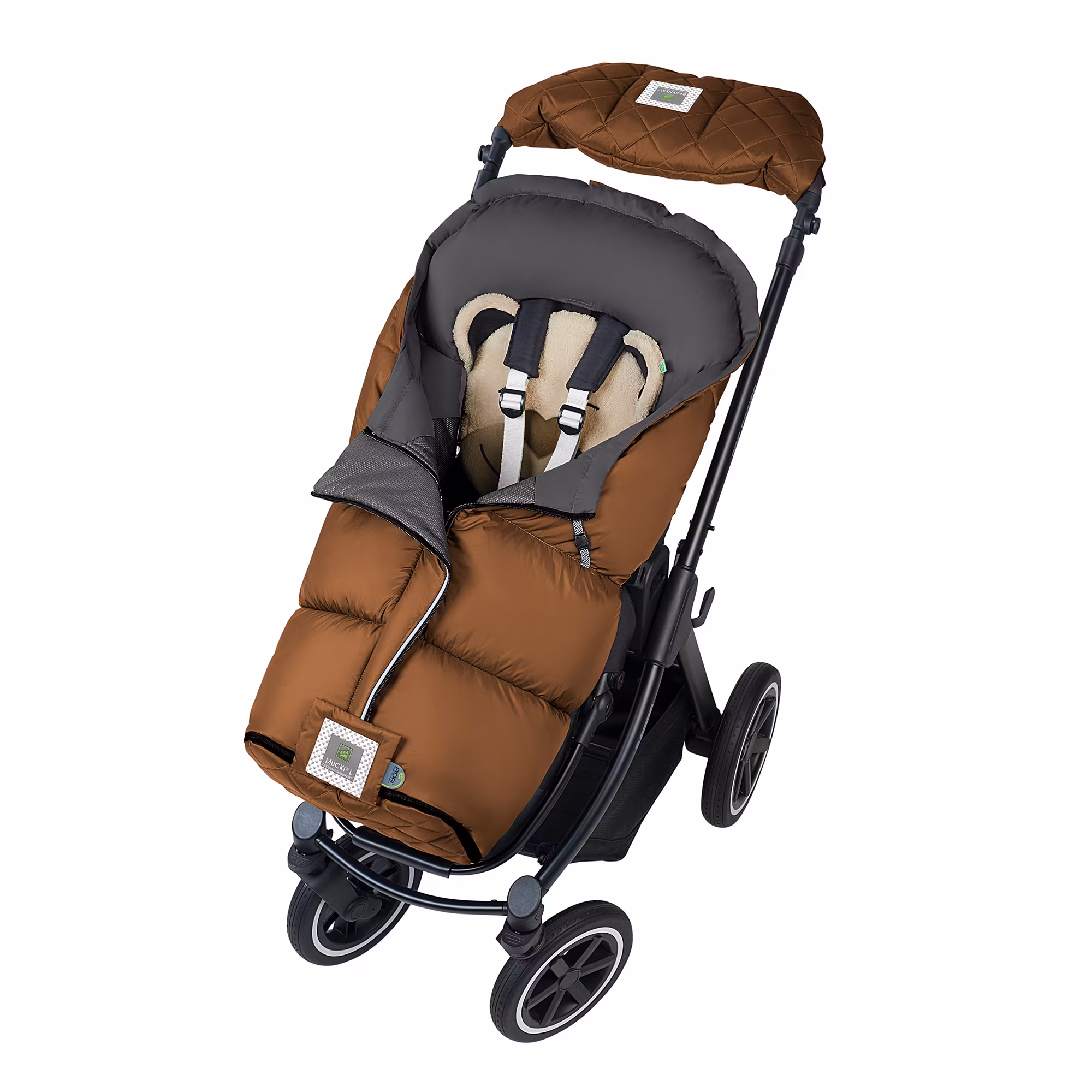 Fußsack Mucki L-cs Rocky Grey - Jamouz