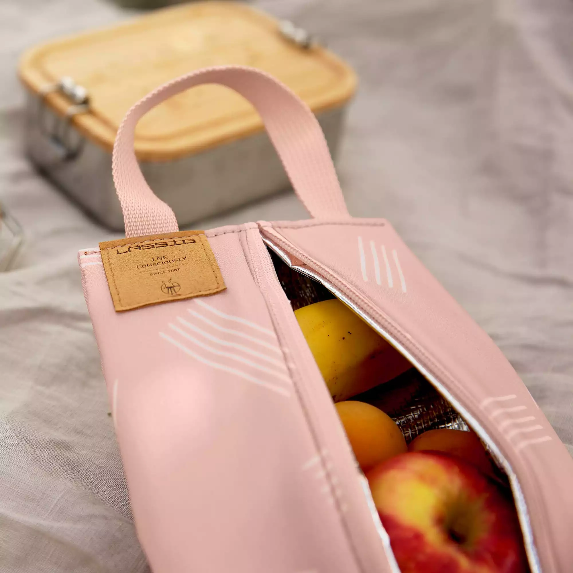 Kühltasche Soft Stripes Rose - Jamouz