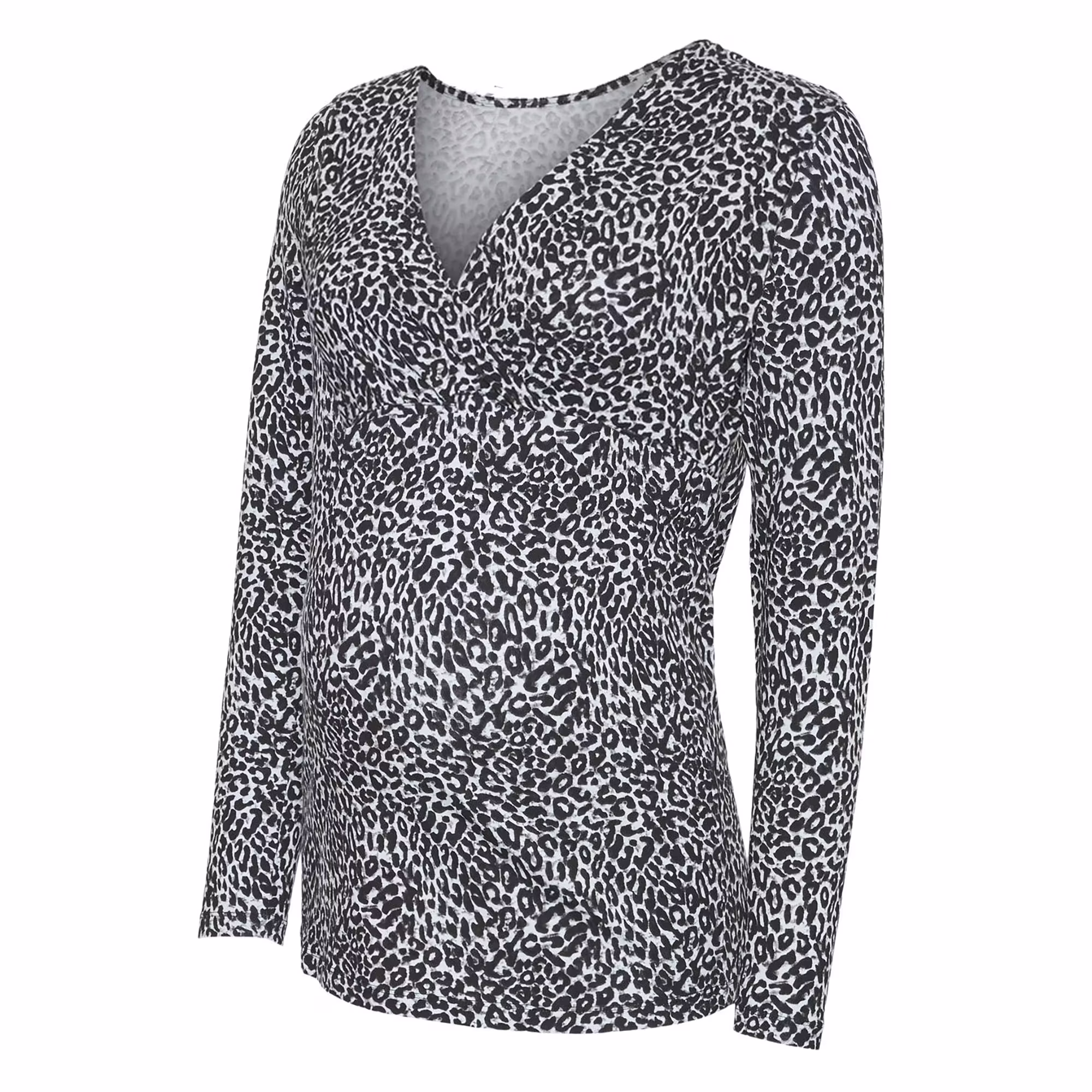Langarmshirt Leoparden-Muster - Jamouz