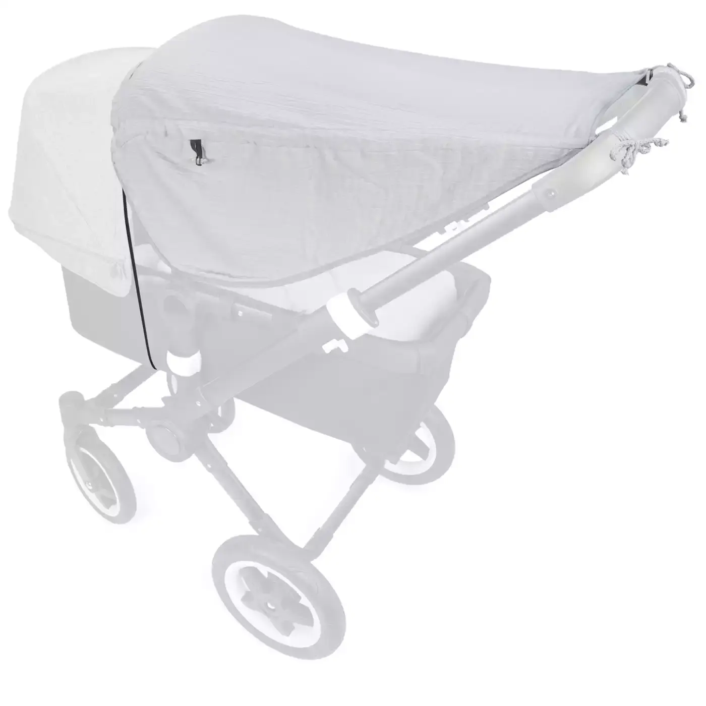 Sonnensegel Johanna Musselin Grey - Jamouz
