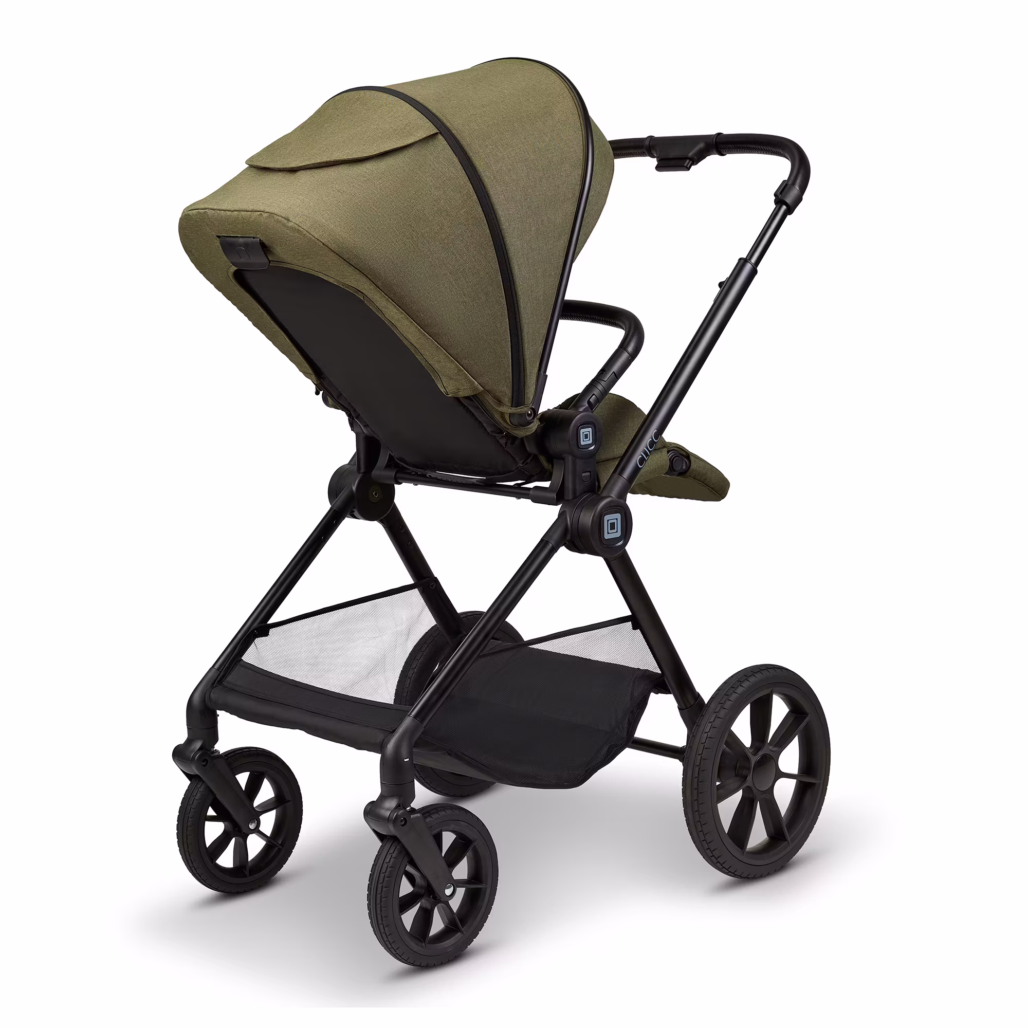 CLICC Set Black Melange mit Babyschale Cosmo - Jamouz