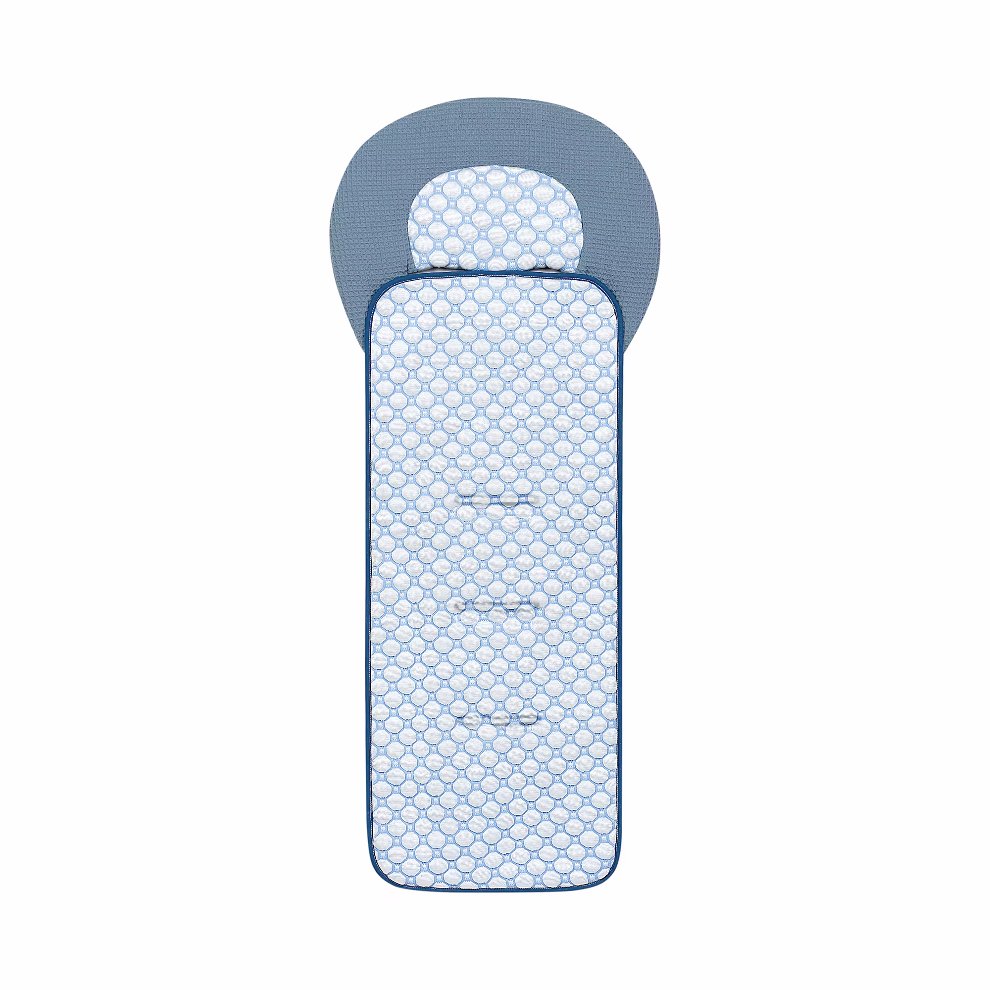 iceberg-Auflage für den Kinderwagen Blue - Jamouz