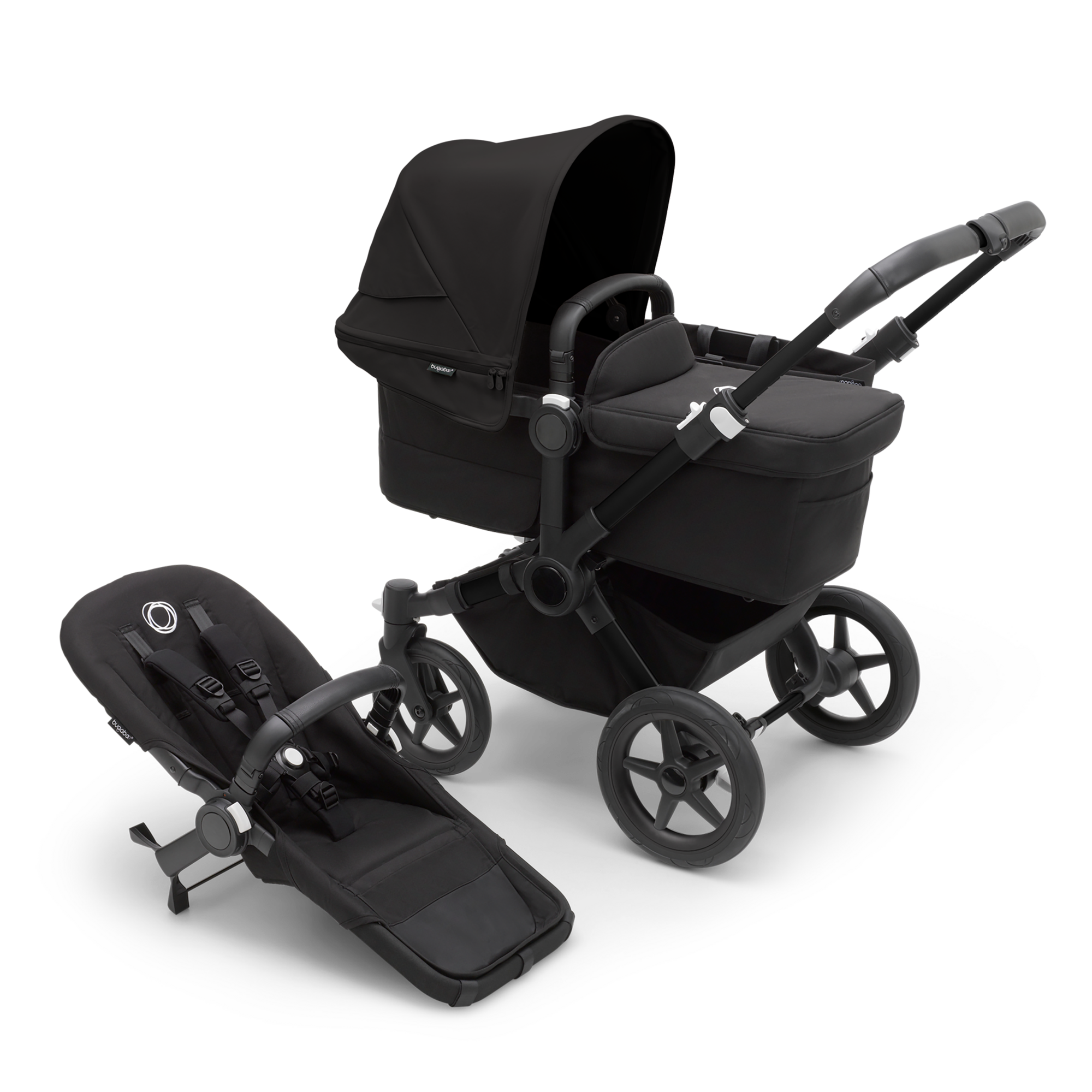 Donkey 5 Mono-Kinderwagen, erweiterbar, Forest Green - Jamouz