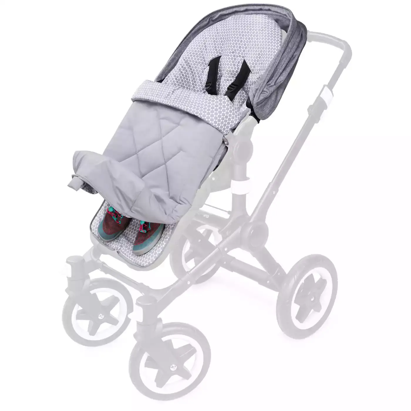 Fußsack Mila Prisma Grau - Jamouz