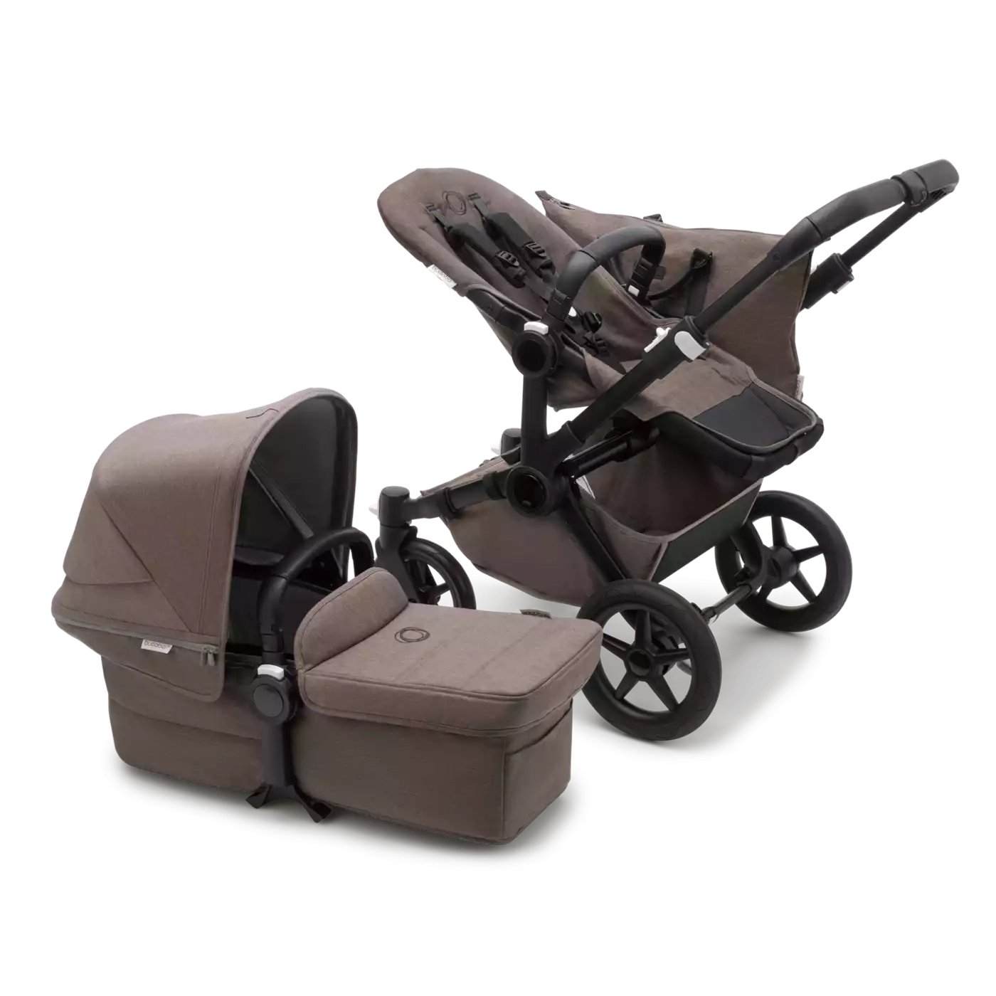 Donkey 5 Mono-Kinderwagen, erweiterbar, Forest Green - Jamouz