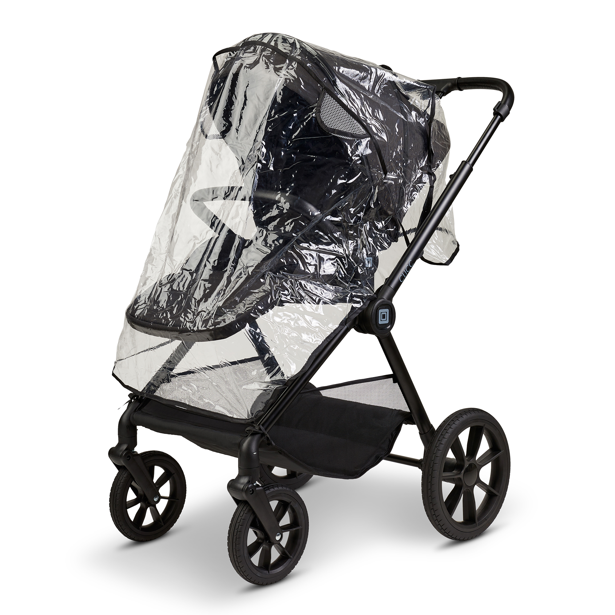 CLICC Set Black Melange mit Babyschale Cosmo - Jamouz