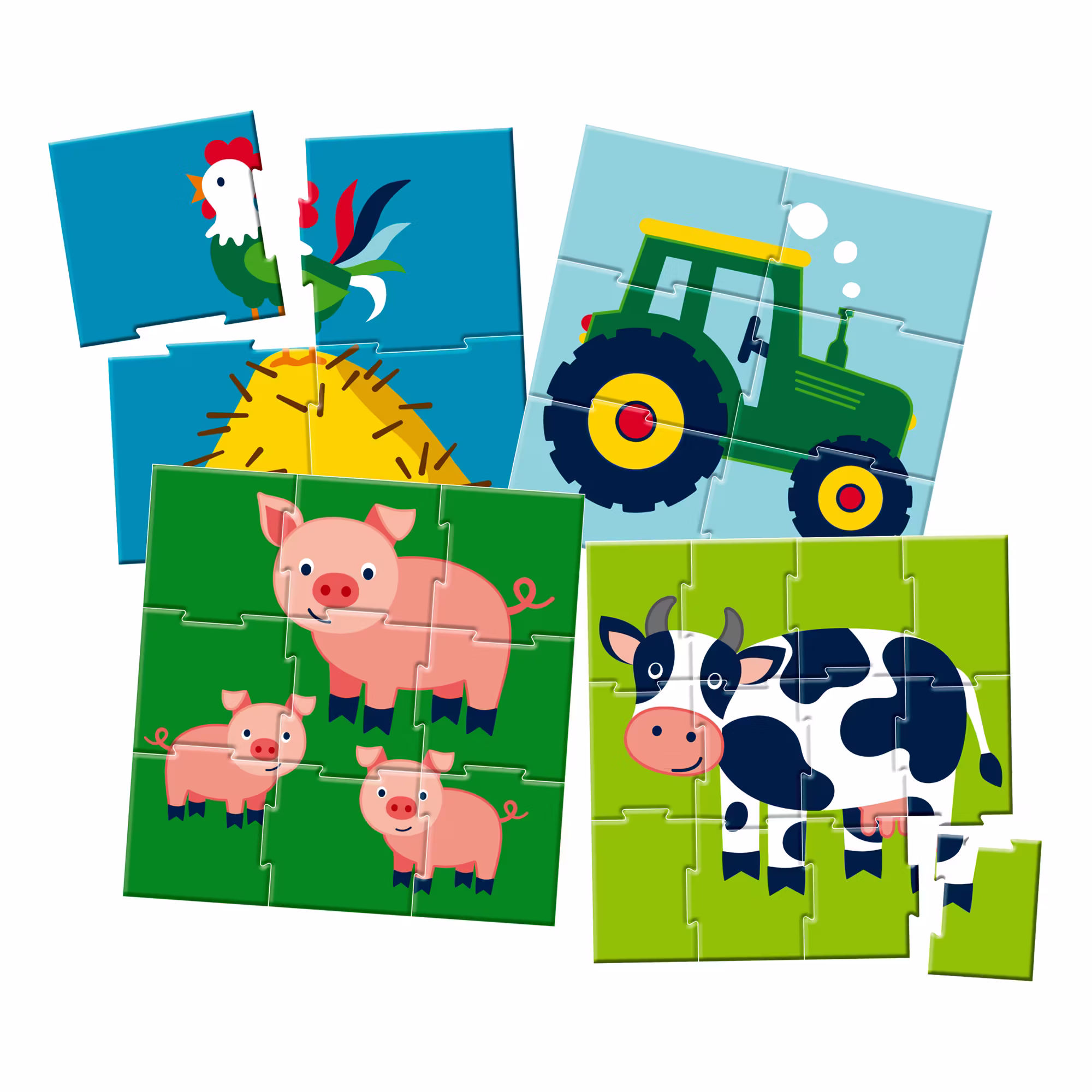 Meine 1. Puzzles - Auf dem Bauernhof - Jamouz