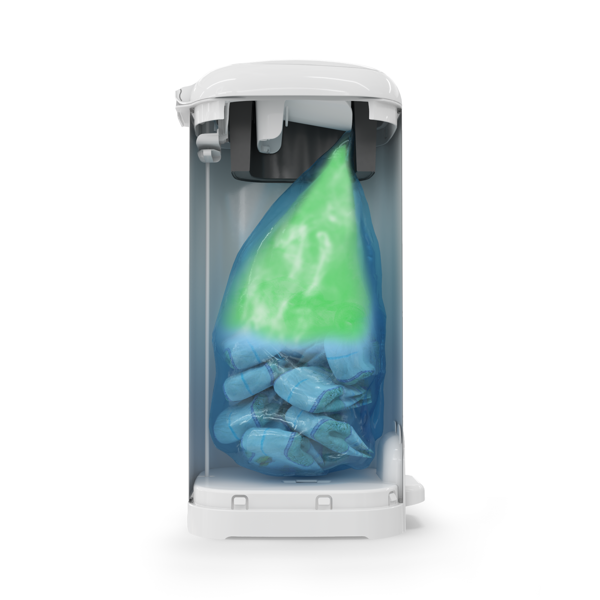 Diaper Genie Windeleimer Select Lilly White - Jamouz