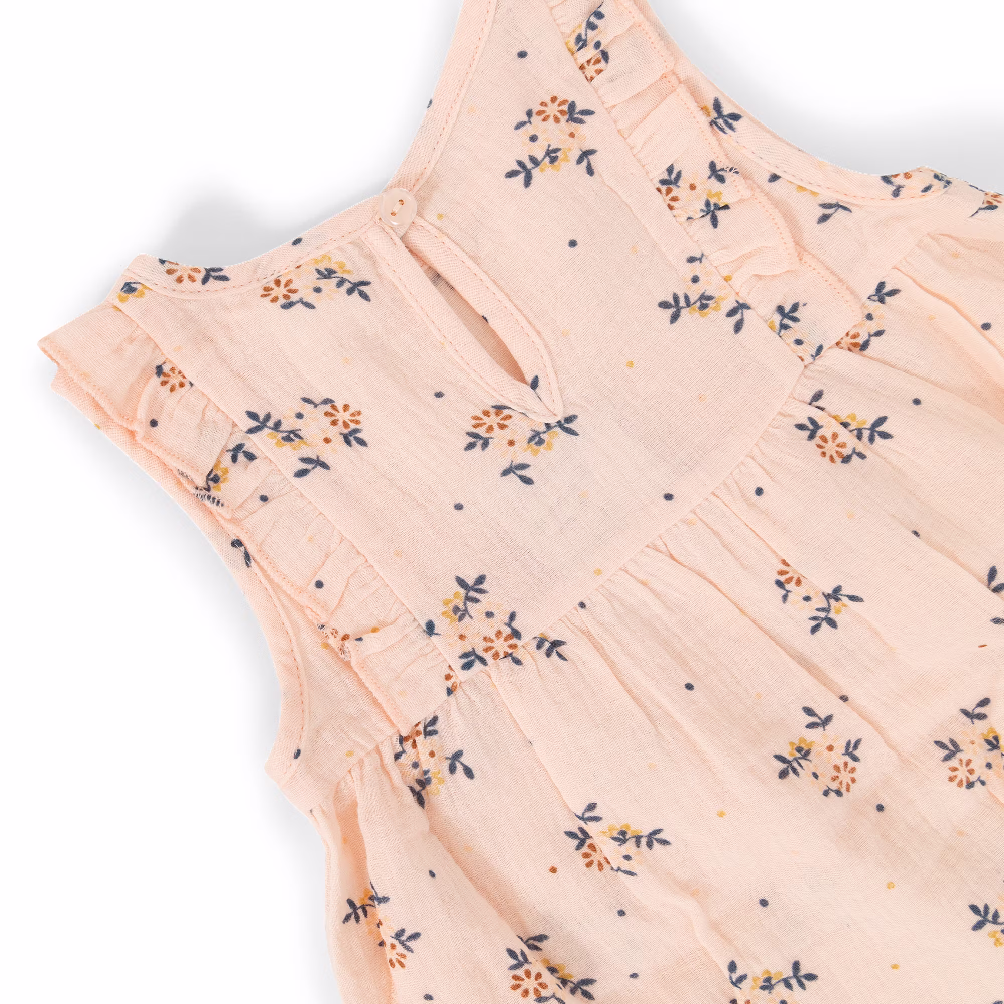 Musselin Kleid Regenbogen - Jamouz