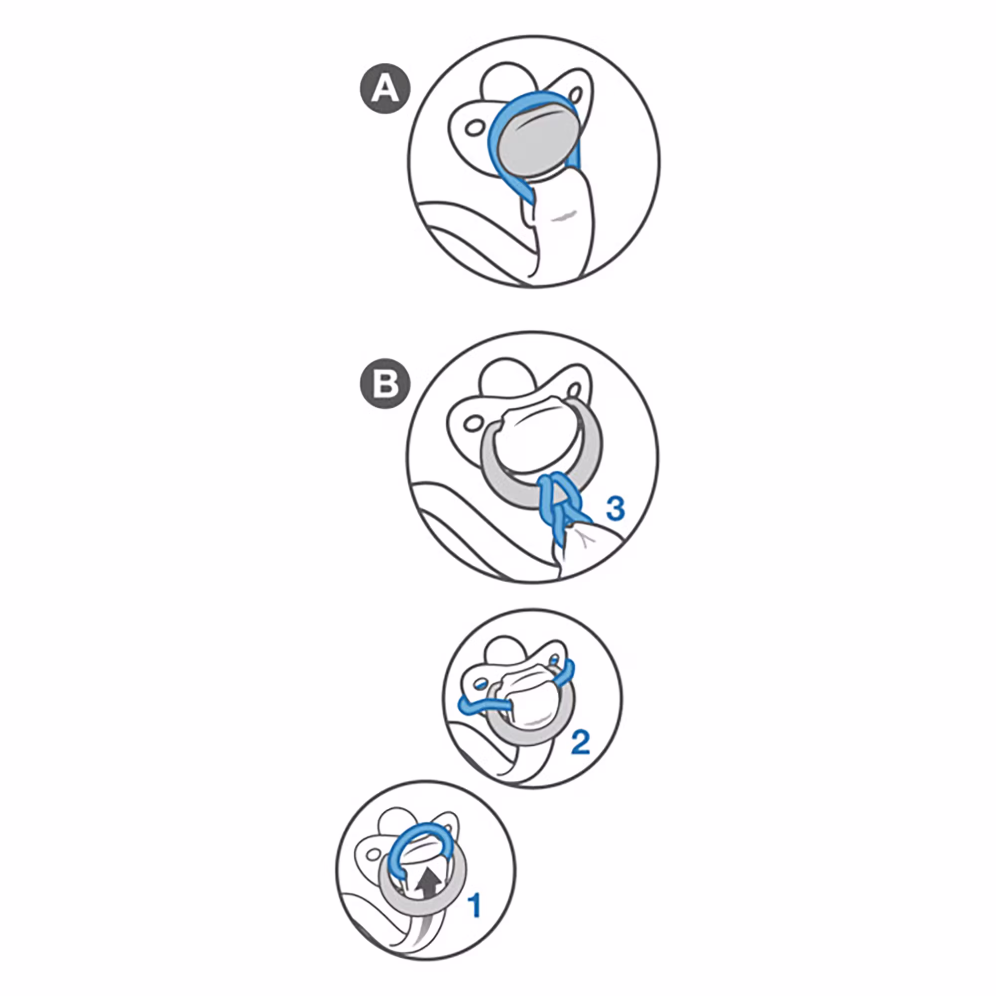 Schnullerband Winnie Puh - Jamouz